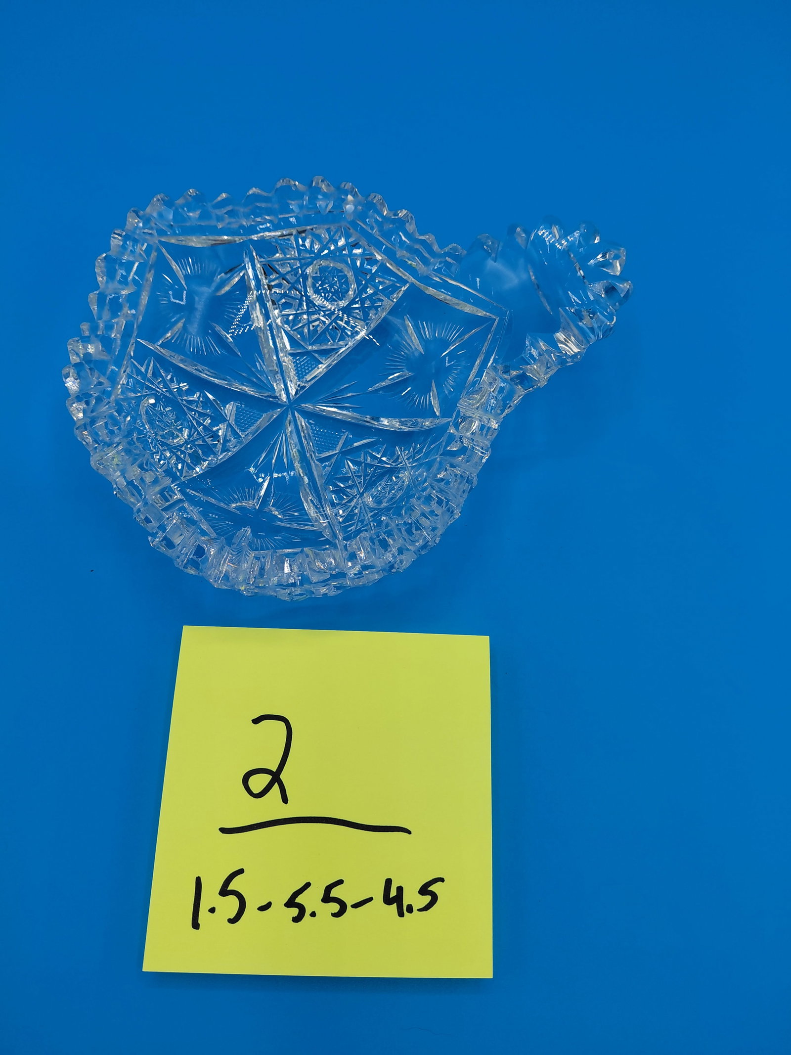 Cut Crystal Candy Dish - 2