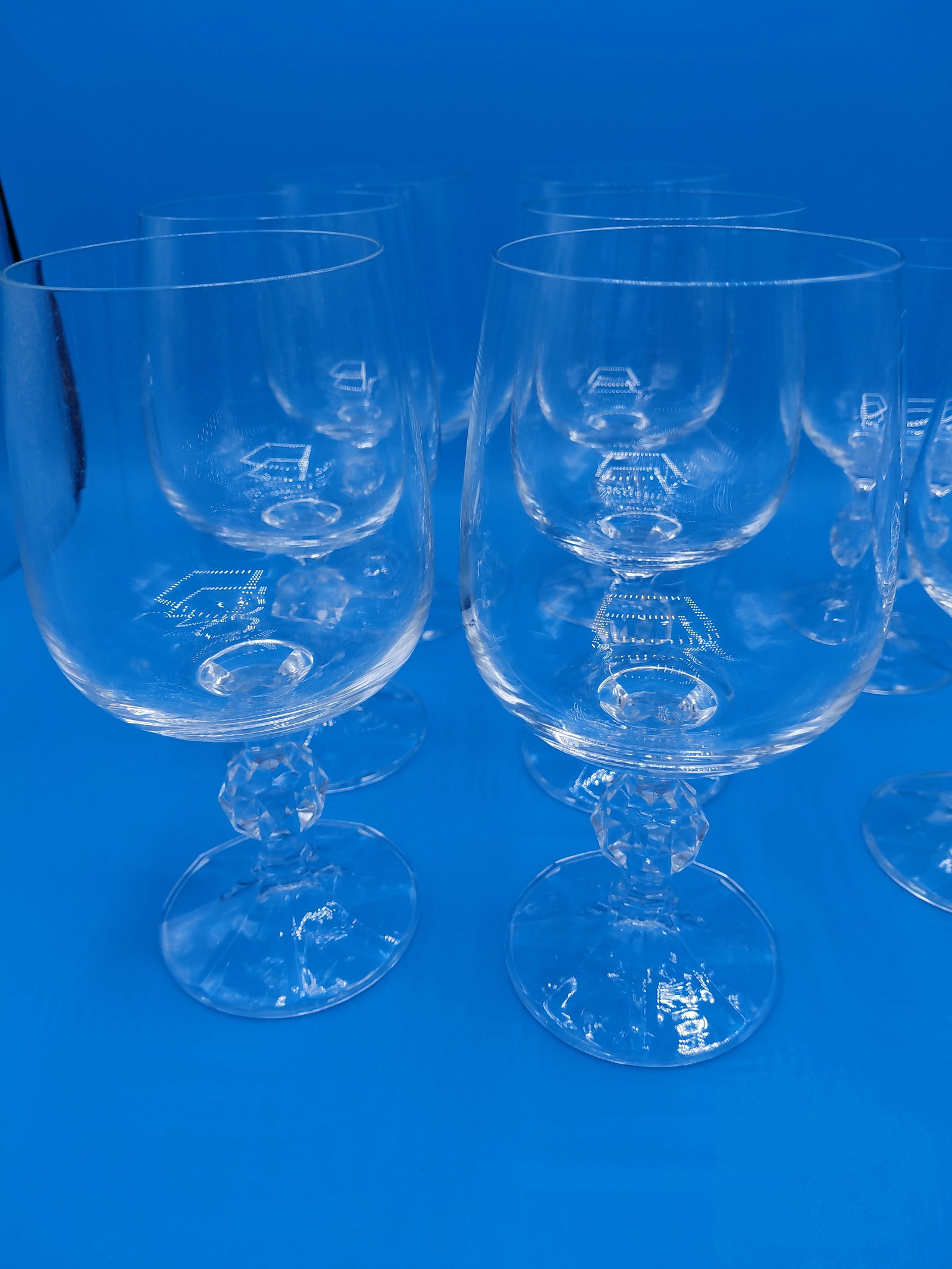 Vintage set of 10 Wine Goblets - 3