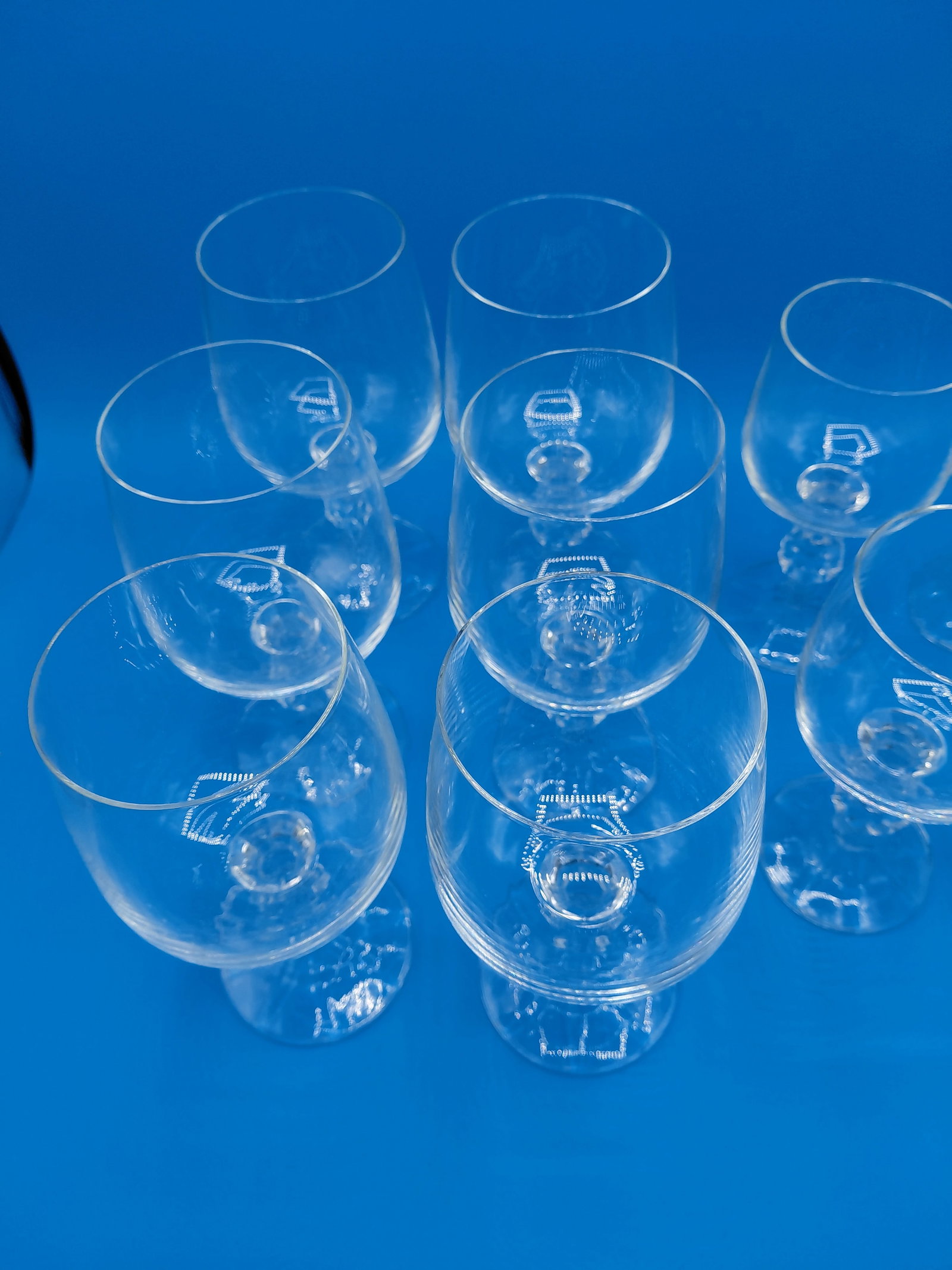 Vintage set of 10 Wine Goblets - 4