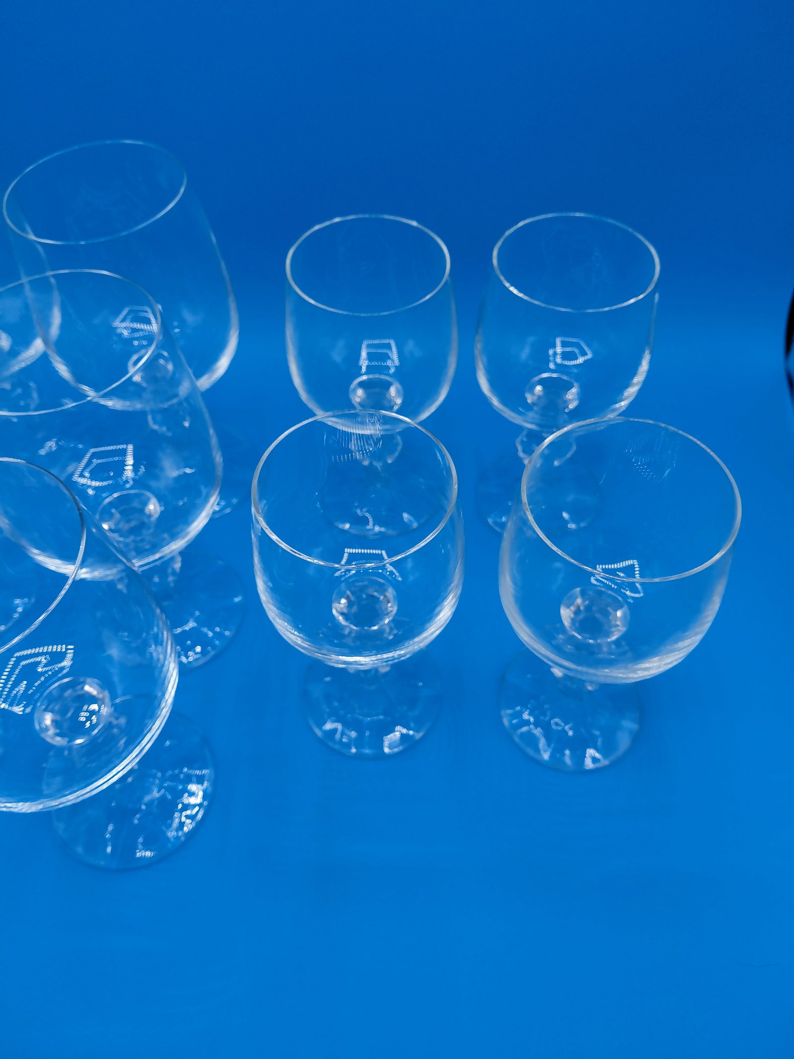 Vintage set of 10 Wine Goblets - 5