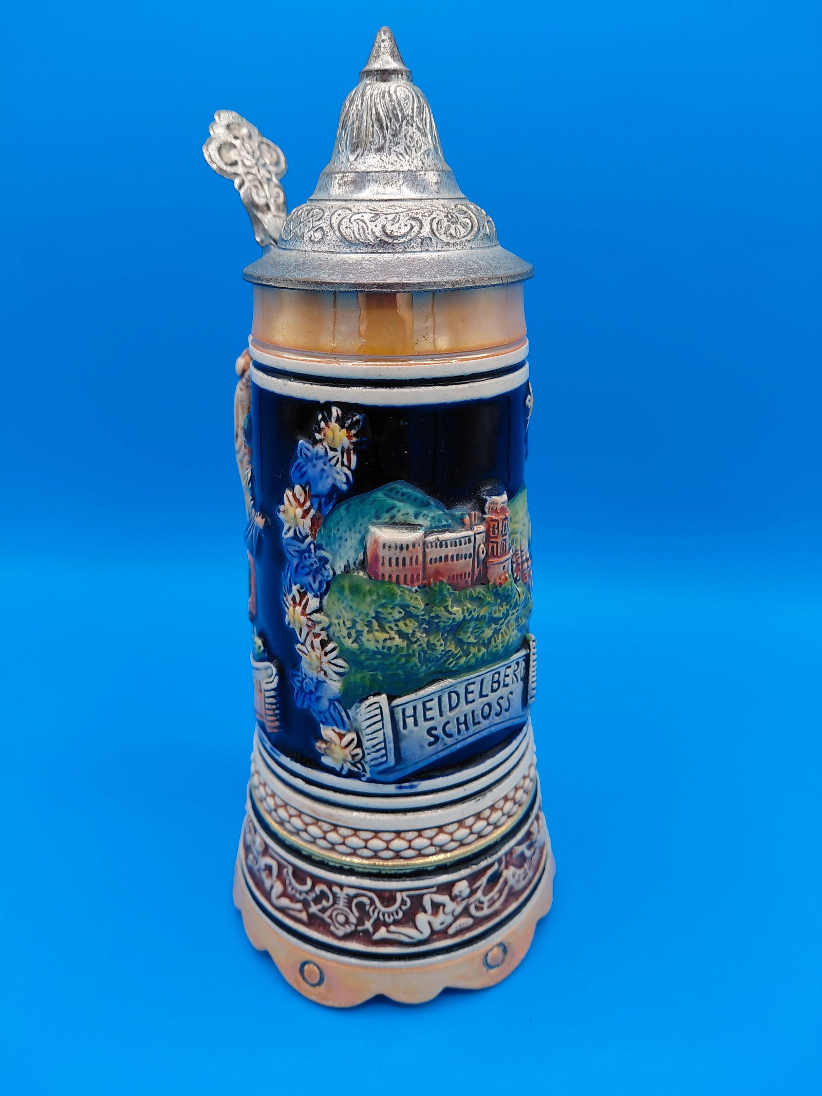 Vintage Musical German Stein / Heidelberg Schloss / Music works: Vintage Musical German Stein / Heidelberg Schloss / Music works
