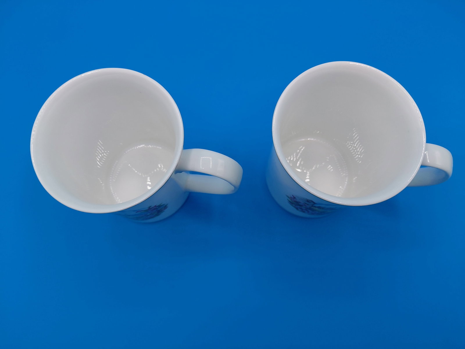 Pair of Bone China Gold Trimmed Coffee Mugs - 3