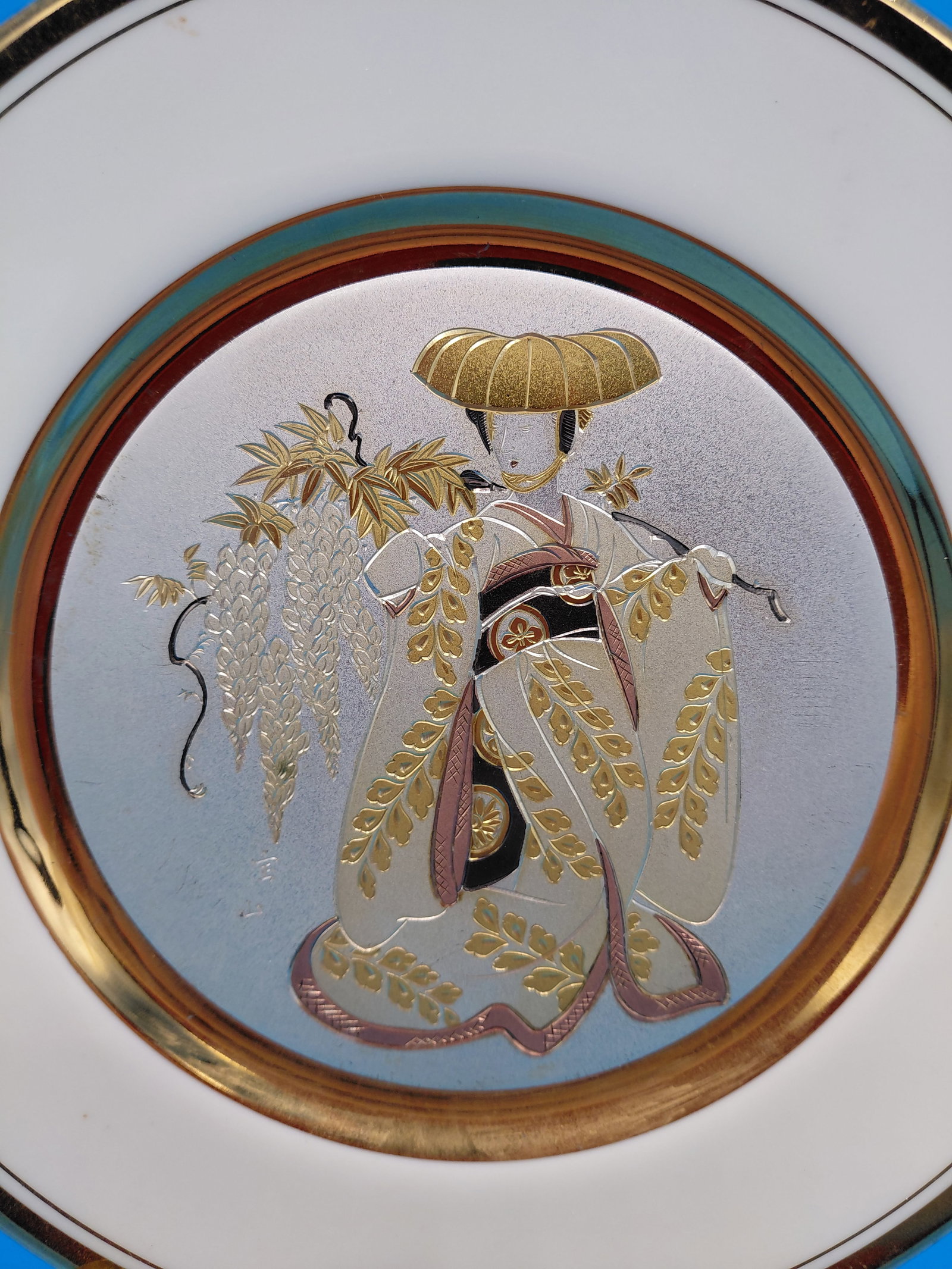 Art of Chokin Decorative Plate / Stand not included - 3