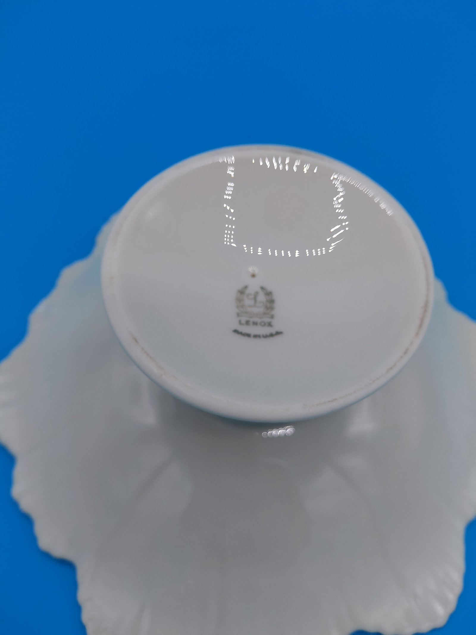 Gold Trimmed Lenox Pedestal Candy Dish - 3