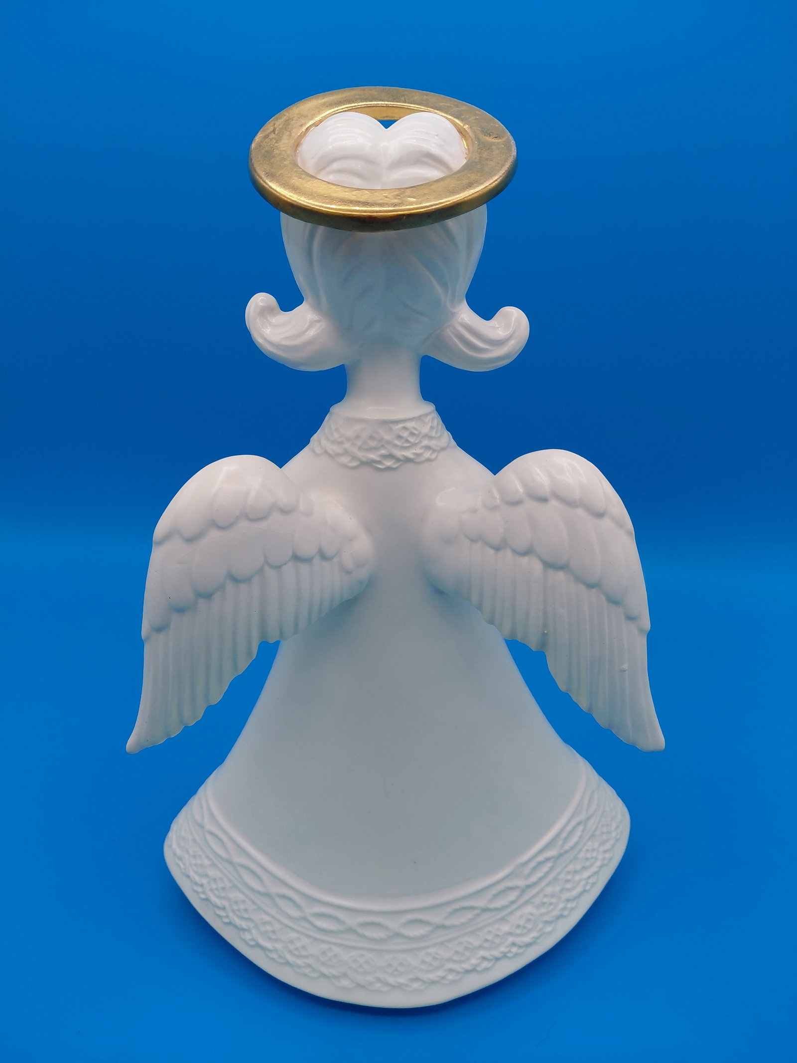 Vintage Hutzlers Festival of Elegance Porcelain Angel Statue - 5