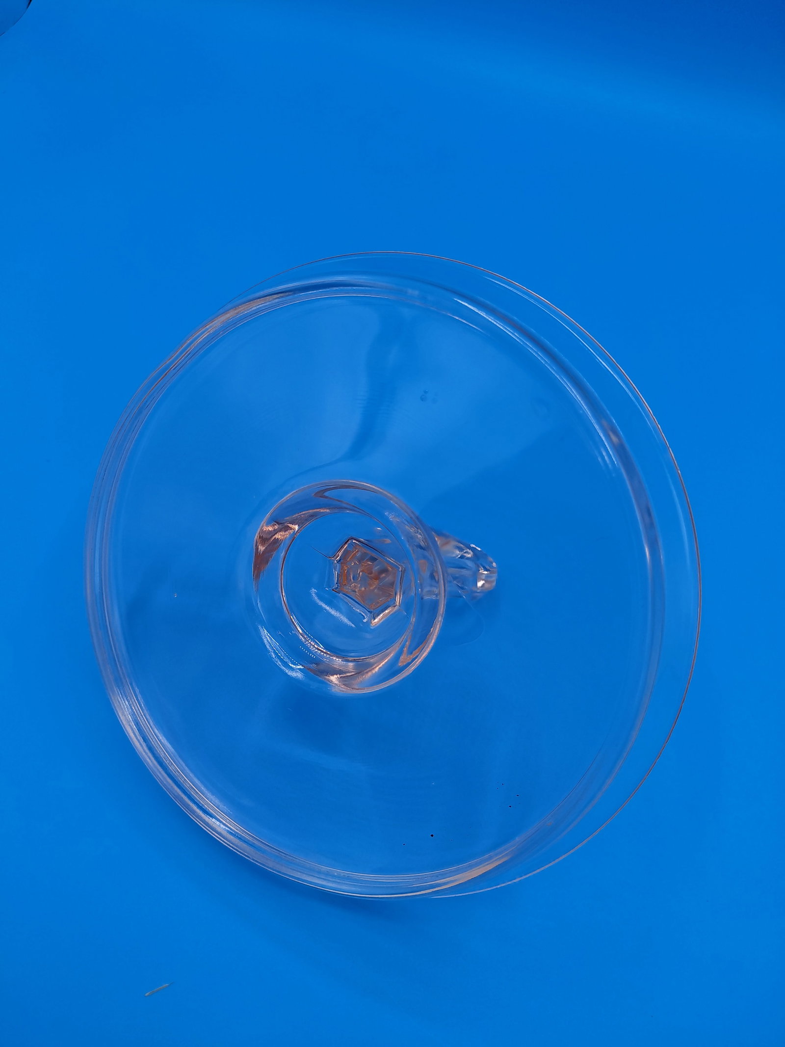 Beautiful Pink Depression Glass Serving Piece - 4
