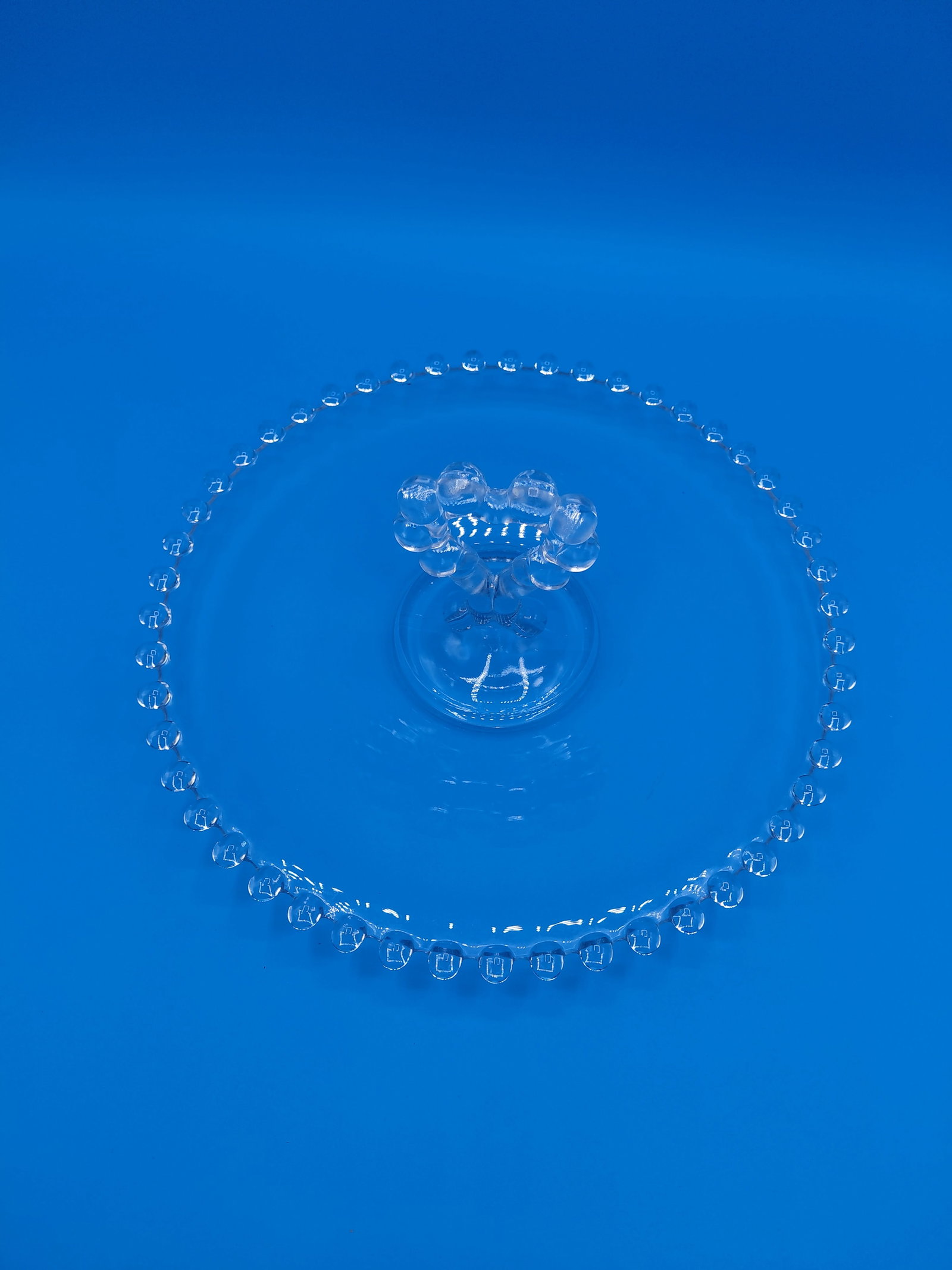 Vintage Candlewick Handled Serving Piece - 4