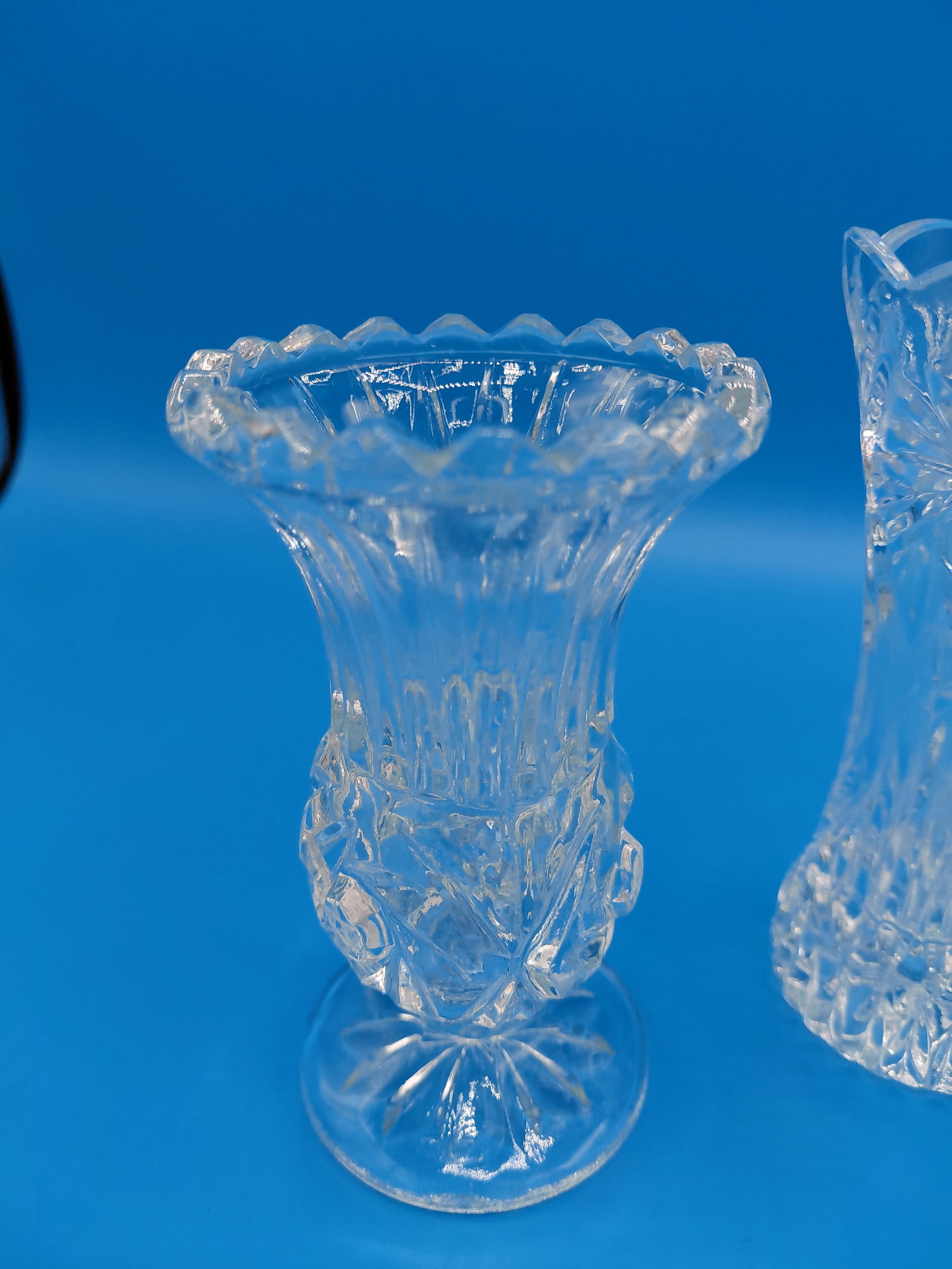 Mixed Lot of Glass Bud Vases, Toothpick holder, bowl as seen - 4