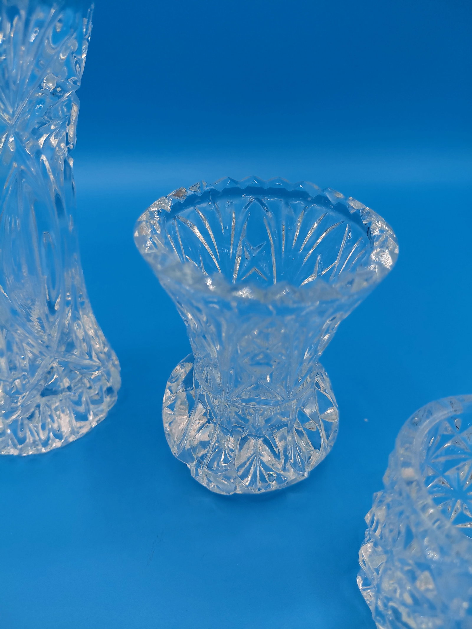 Mixed Lot of Glass Bud Vases, Toothpick holder, bowl as seen - 5