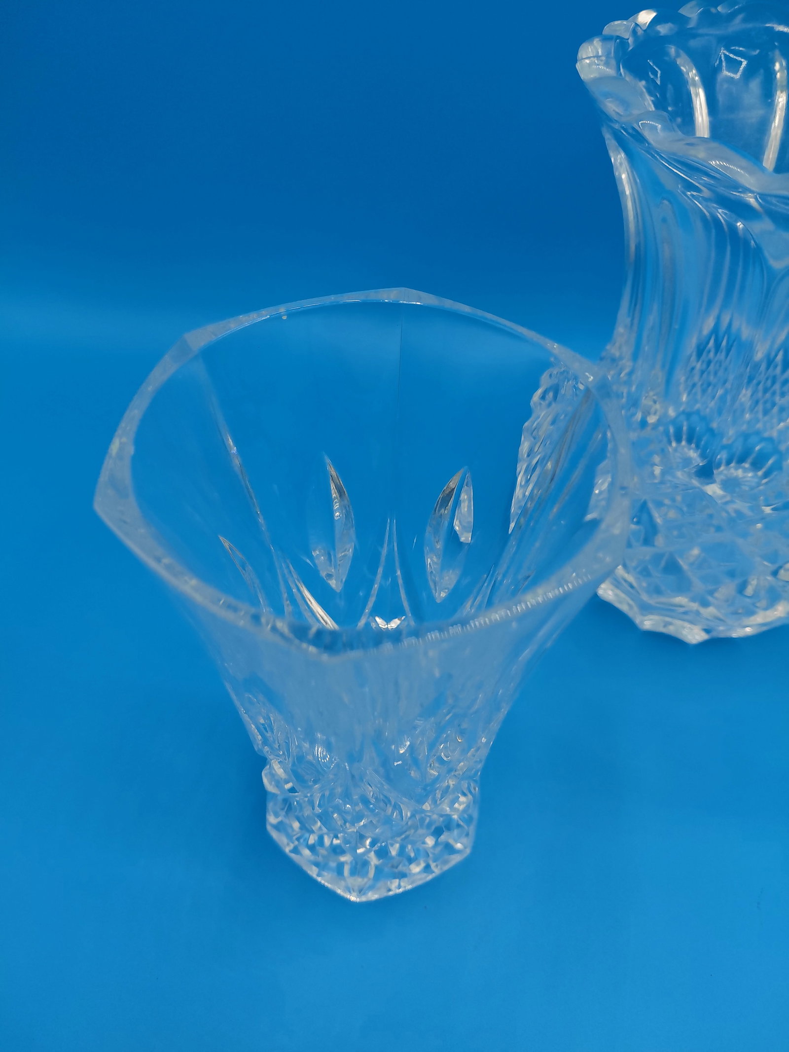 Lot of 3 Crystal Vases - 6