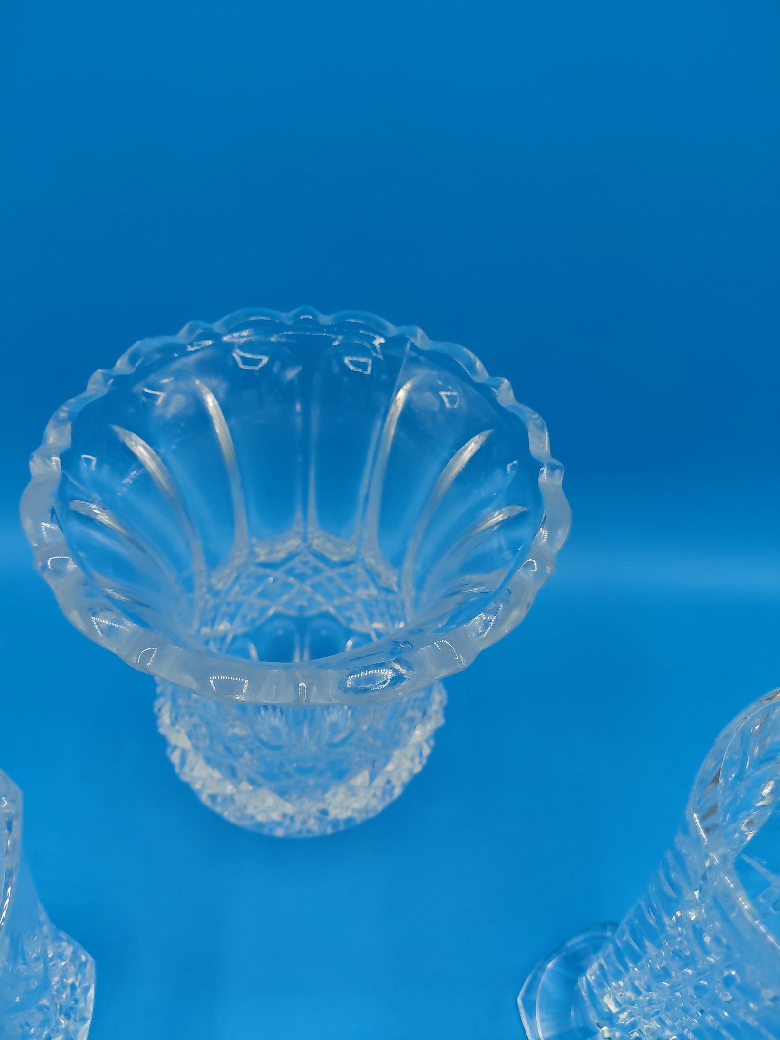 Lot of 3 Crystal Vases - 8