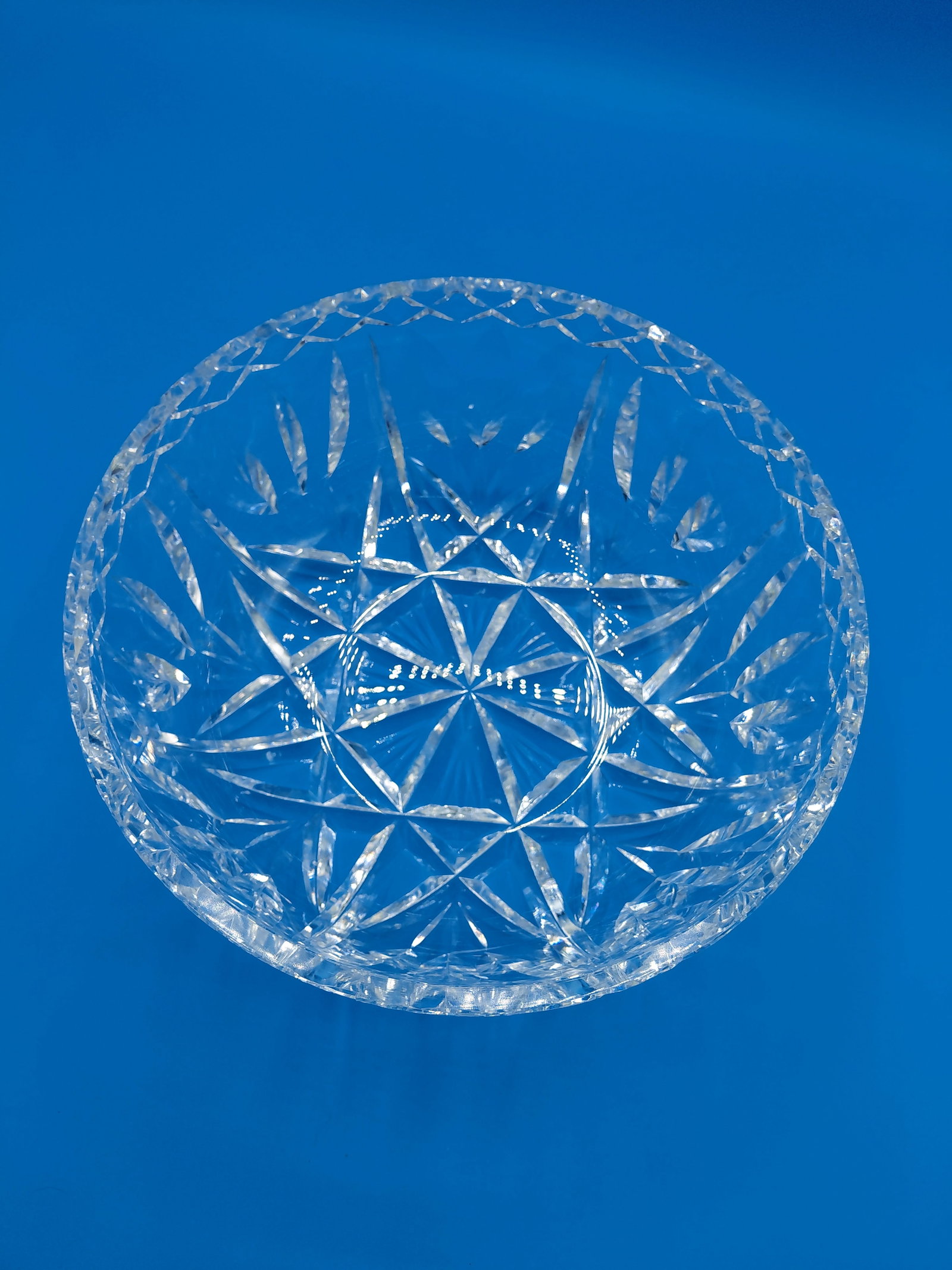 Vintage Heavy Crystal Bowl - 3