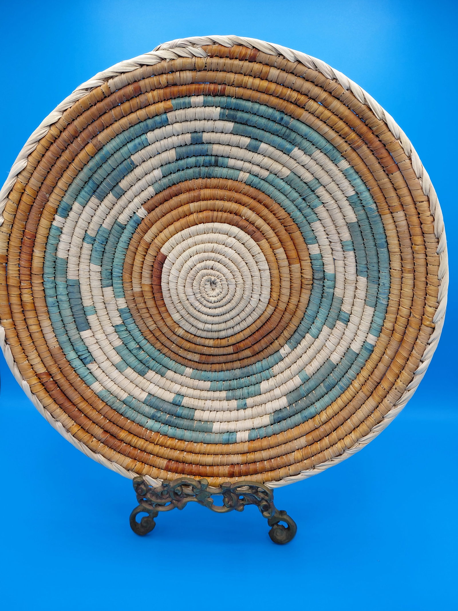 Southwestern Style Woven Bowl / stand not included (1 of 4)