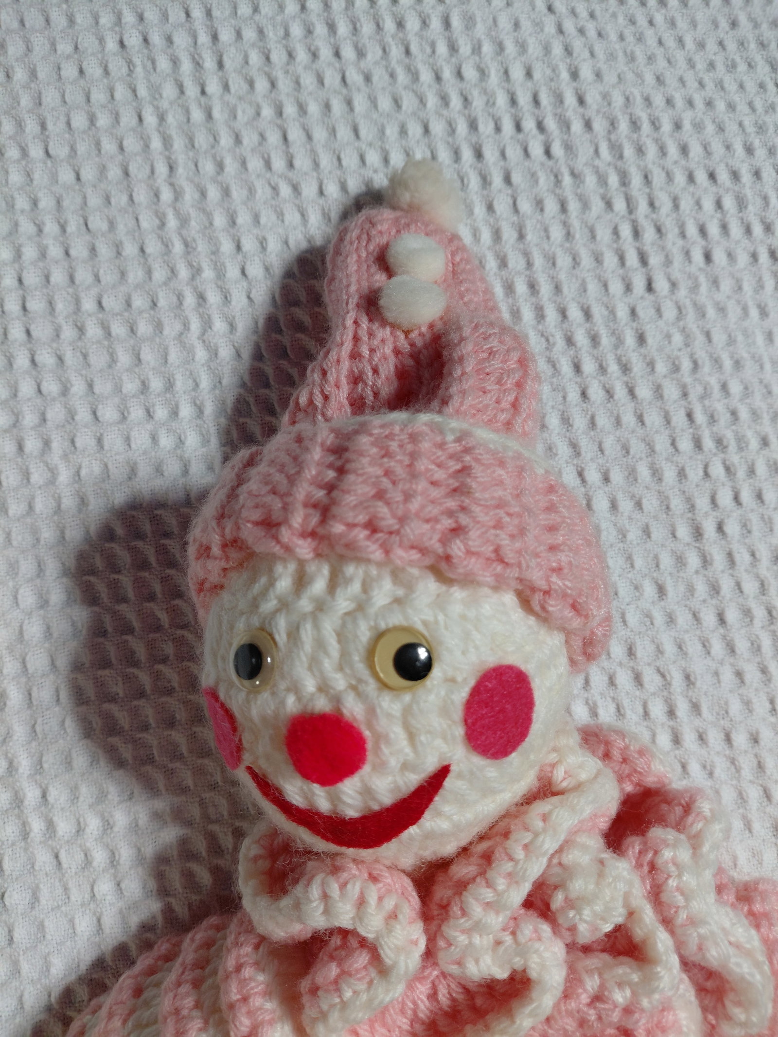 Vintage Crochet Clown - 3