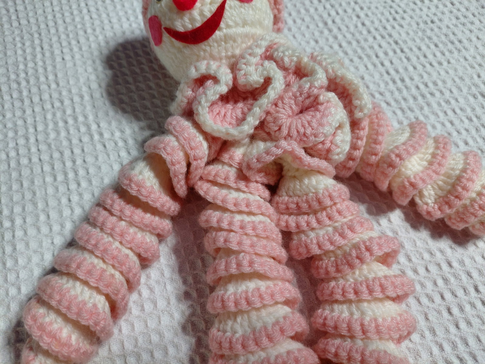 Vintage Crochet Clown - 5