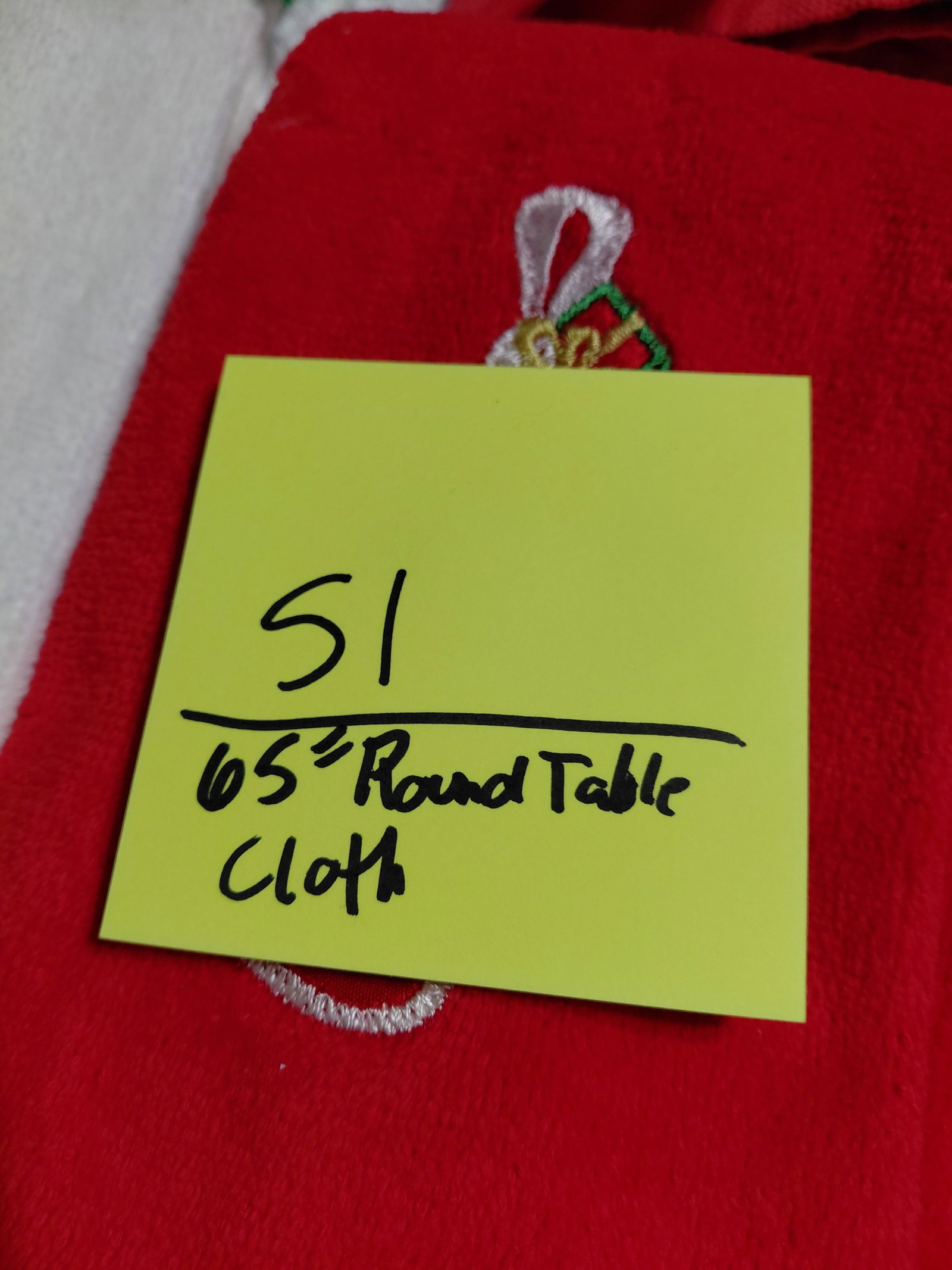 Large Christmas Lot of Table Cloth Runner Towels etc - 2