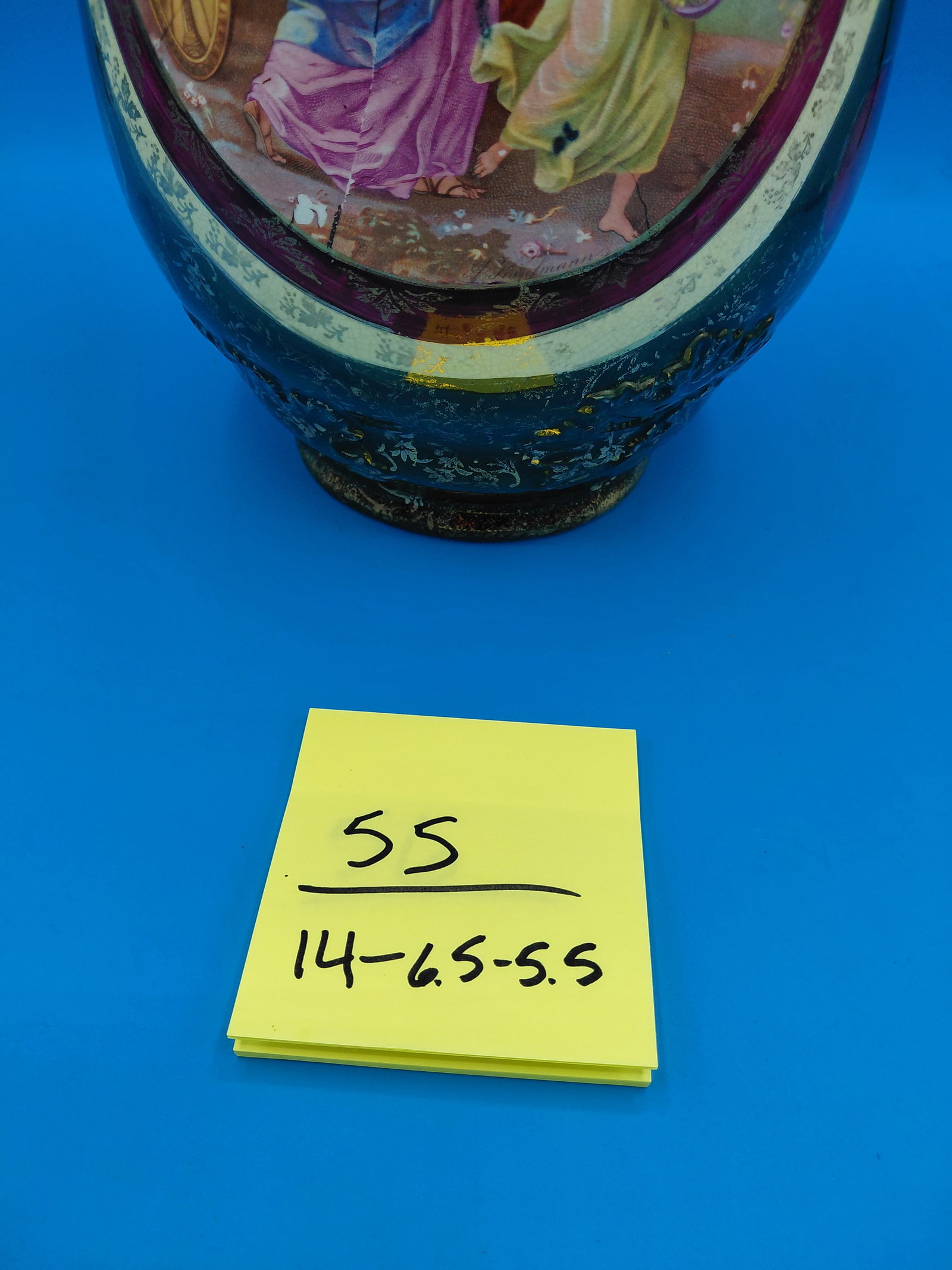 Beautiful Victorian English Pottery Vase - 2