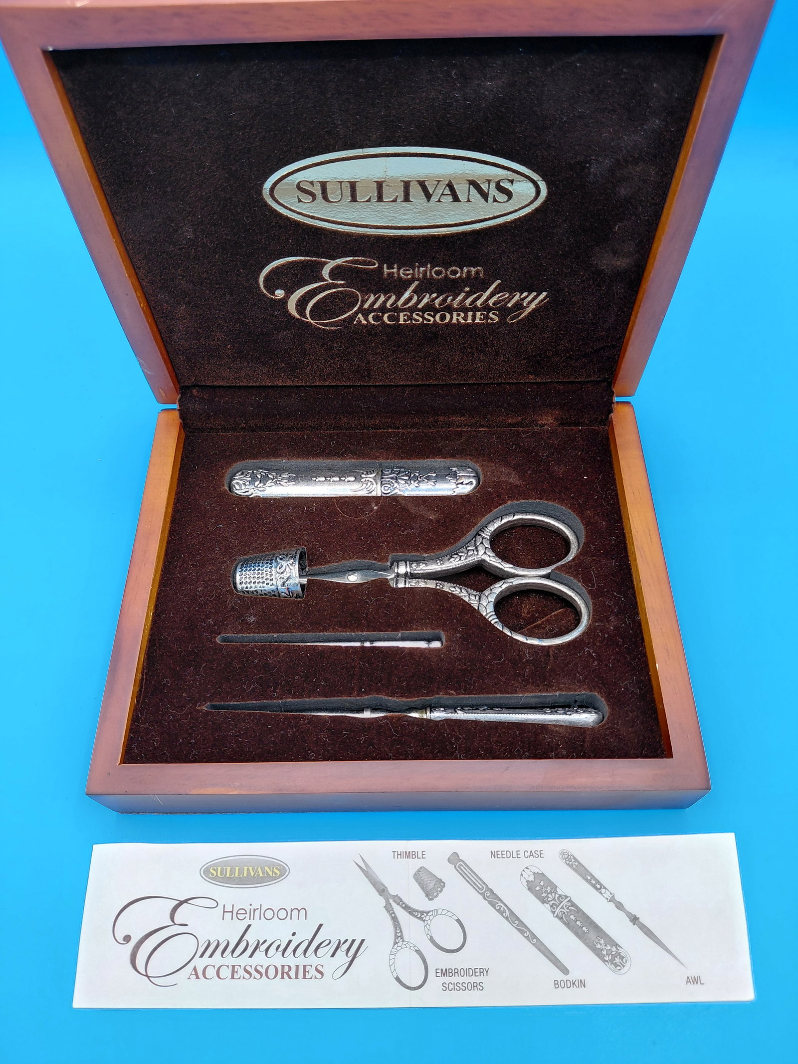 NEW in Box Heirloom Embroidery Accessories by Sullivans: NEW in Box Heirloom Embroidery Accessories by Sullivans