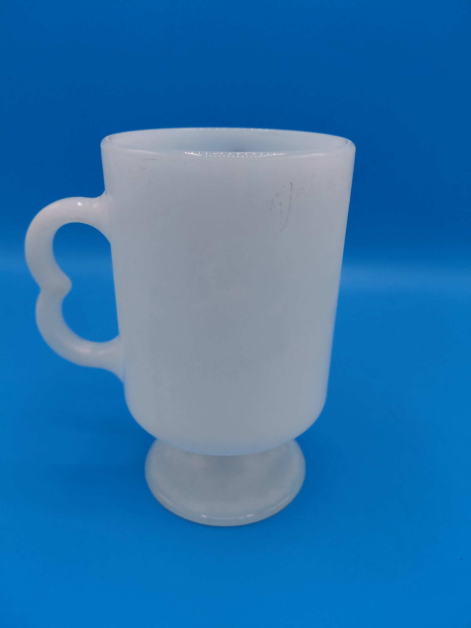 Vintage Disney Donal Duck Milk Glass Mug - 7
