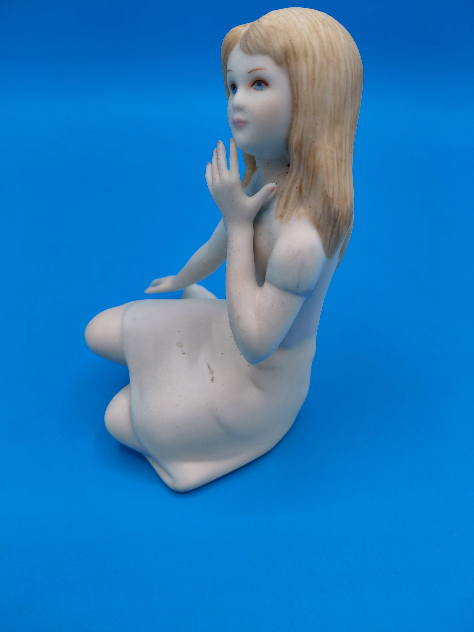 Vintage Porcelain Cybis Thumbelina Figurine / with color - 6