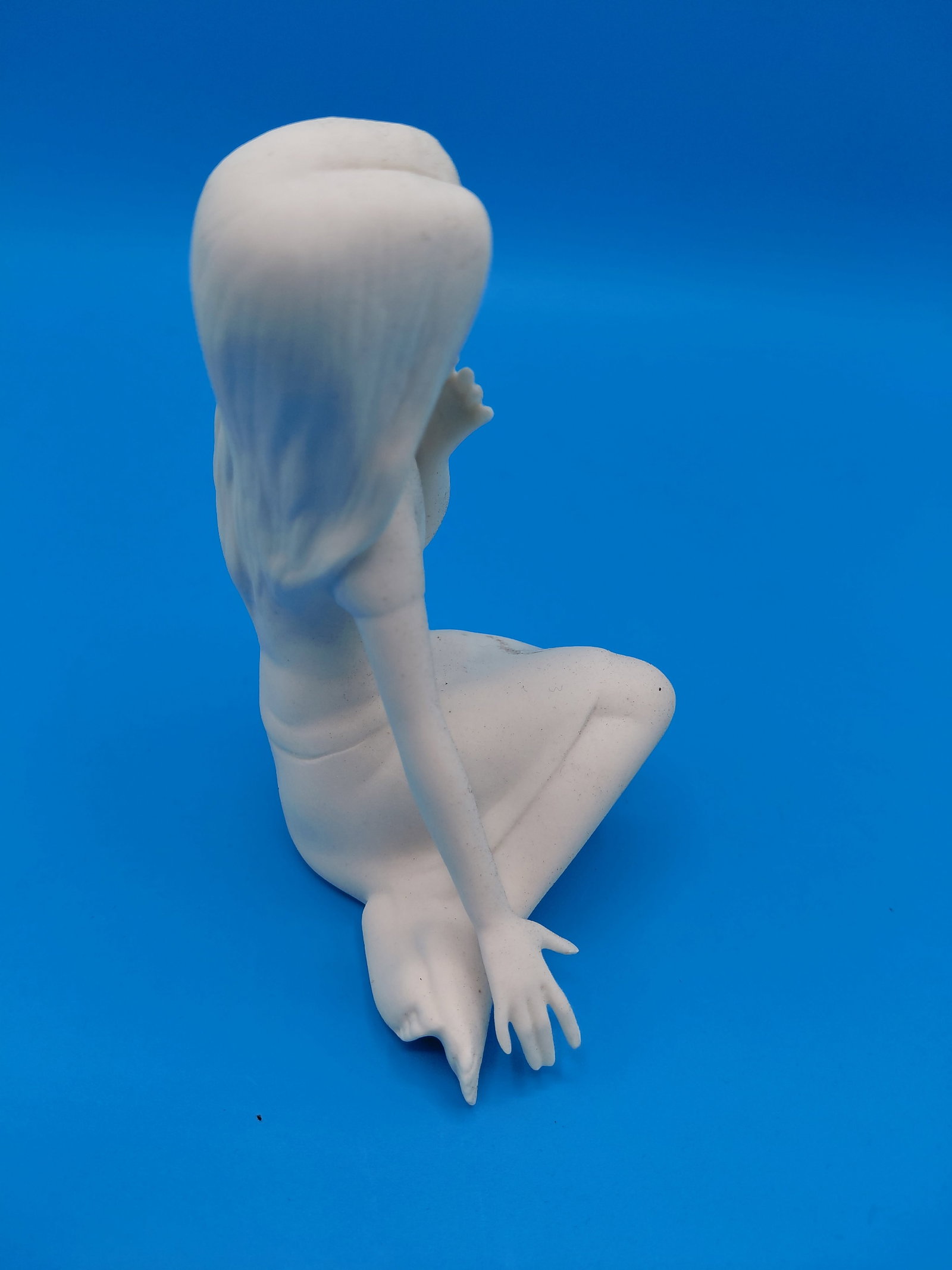 Vintage Porcelain Cybis Thumbelina Figurine / plain no color - 4