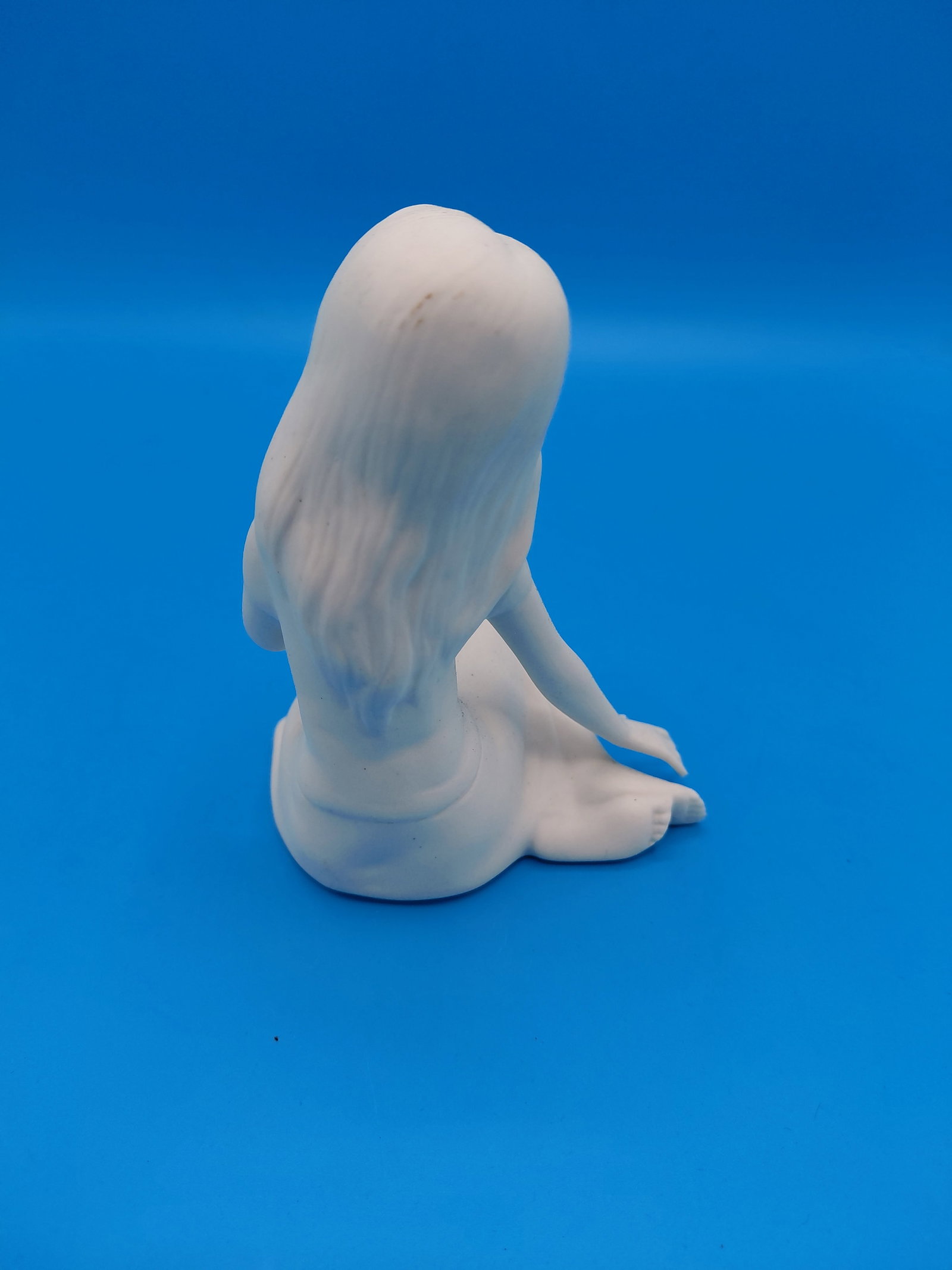 Vintage Porcelain Cybis Thumbelina Figurine / plain no color - 5