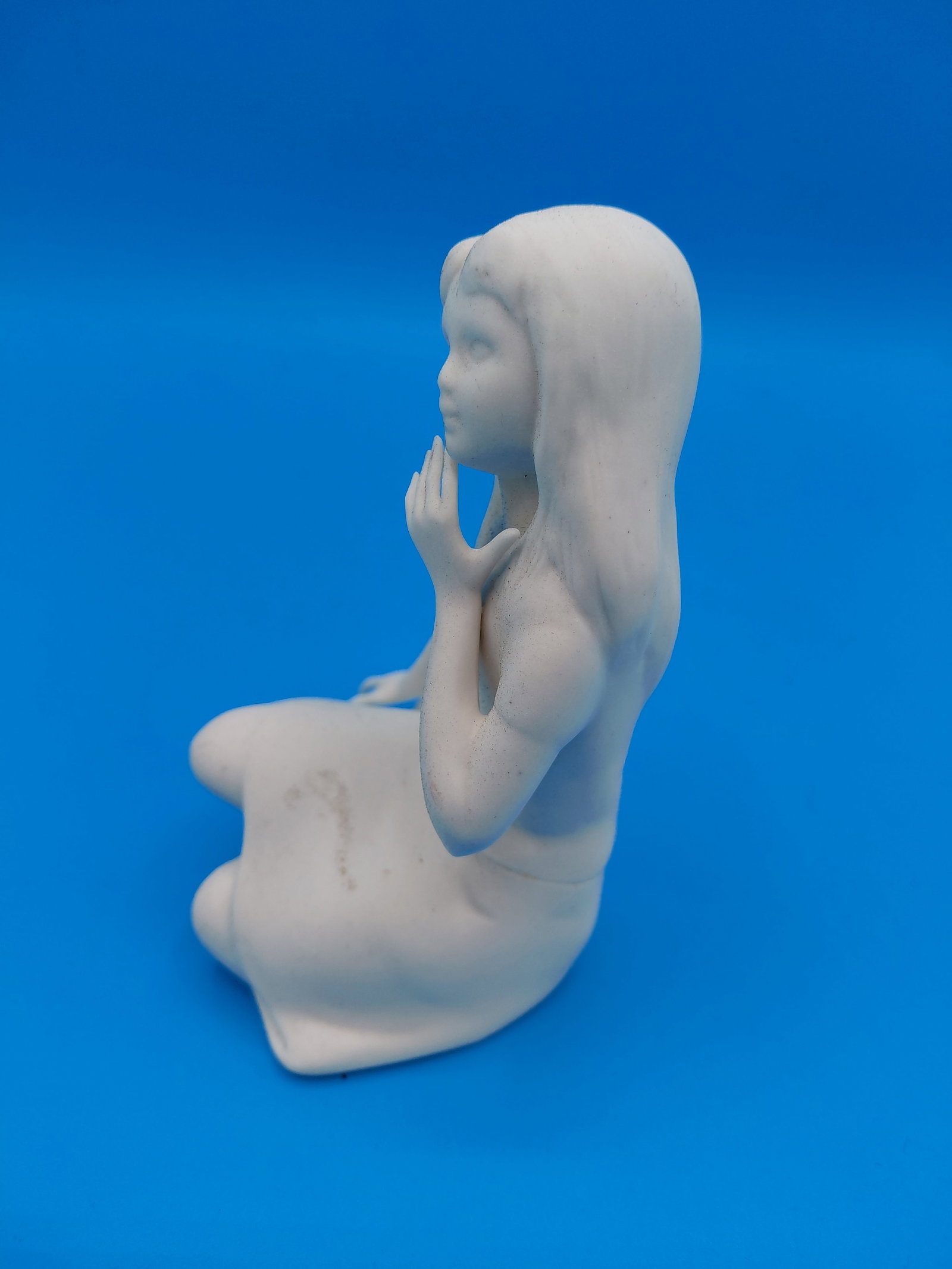 Vintage Porcelain Cybis Thumbelina Figurine / plain no color - 6