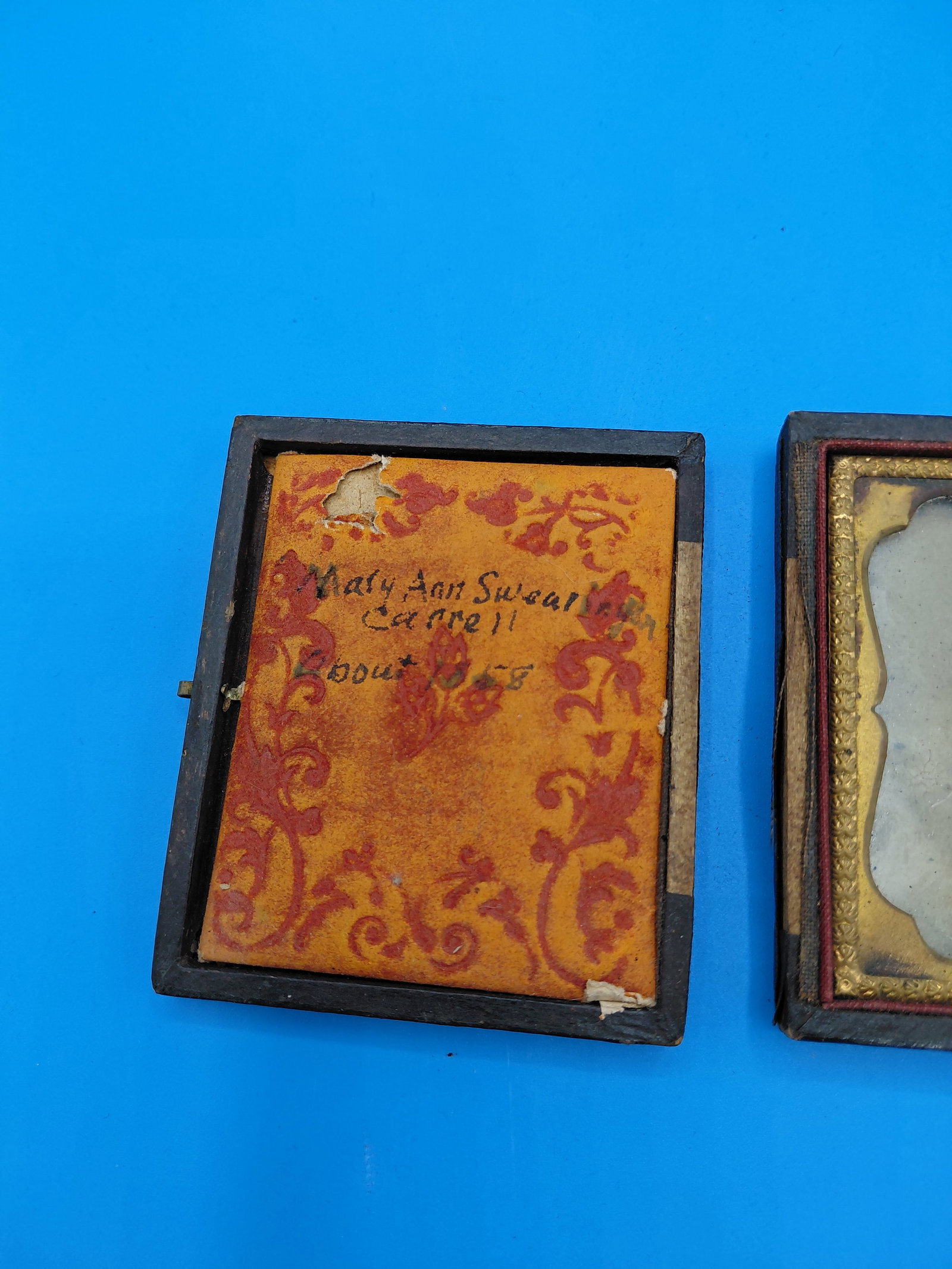 Vintage Mid 1800s Pocket Photos on Glass / as seen - 7
