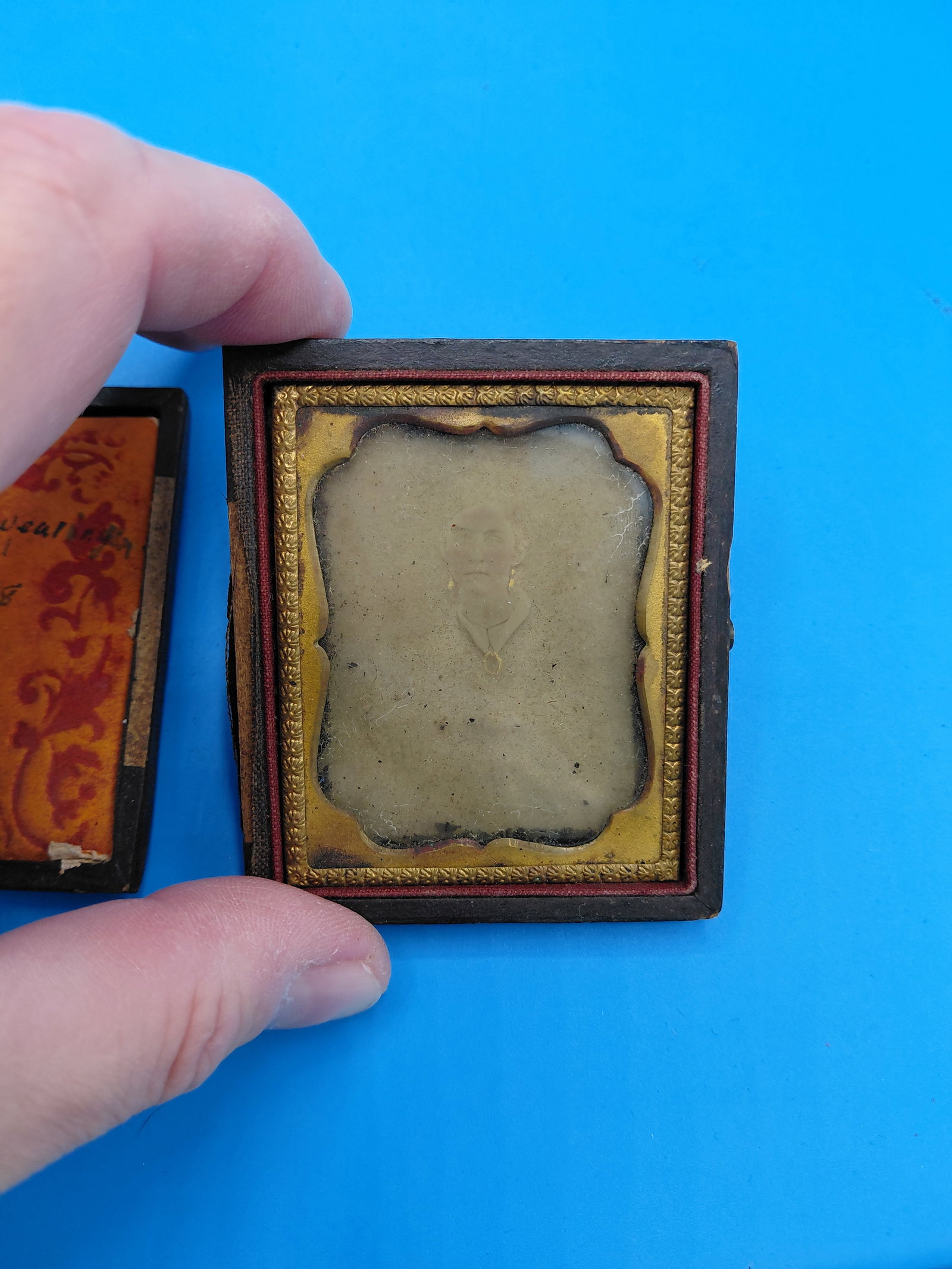 Vintage Mid 1800s Pocket Photos on Glass / as seen - 8