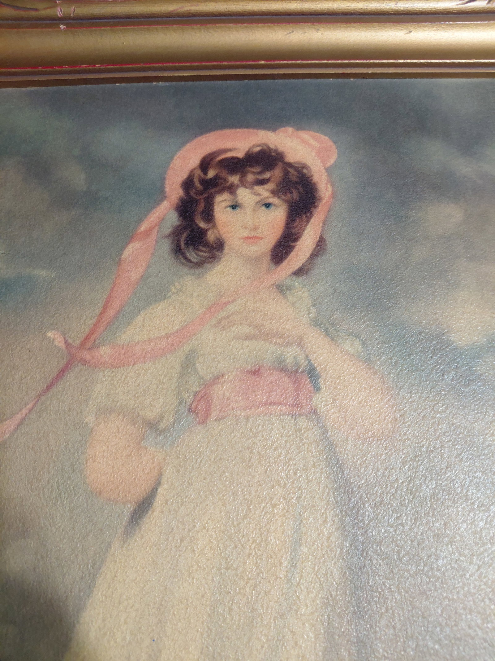 Vintage Pair of Framed Blue Boy & Pinkie Prints - 10