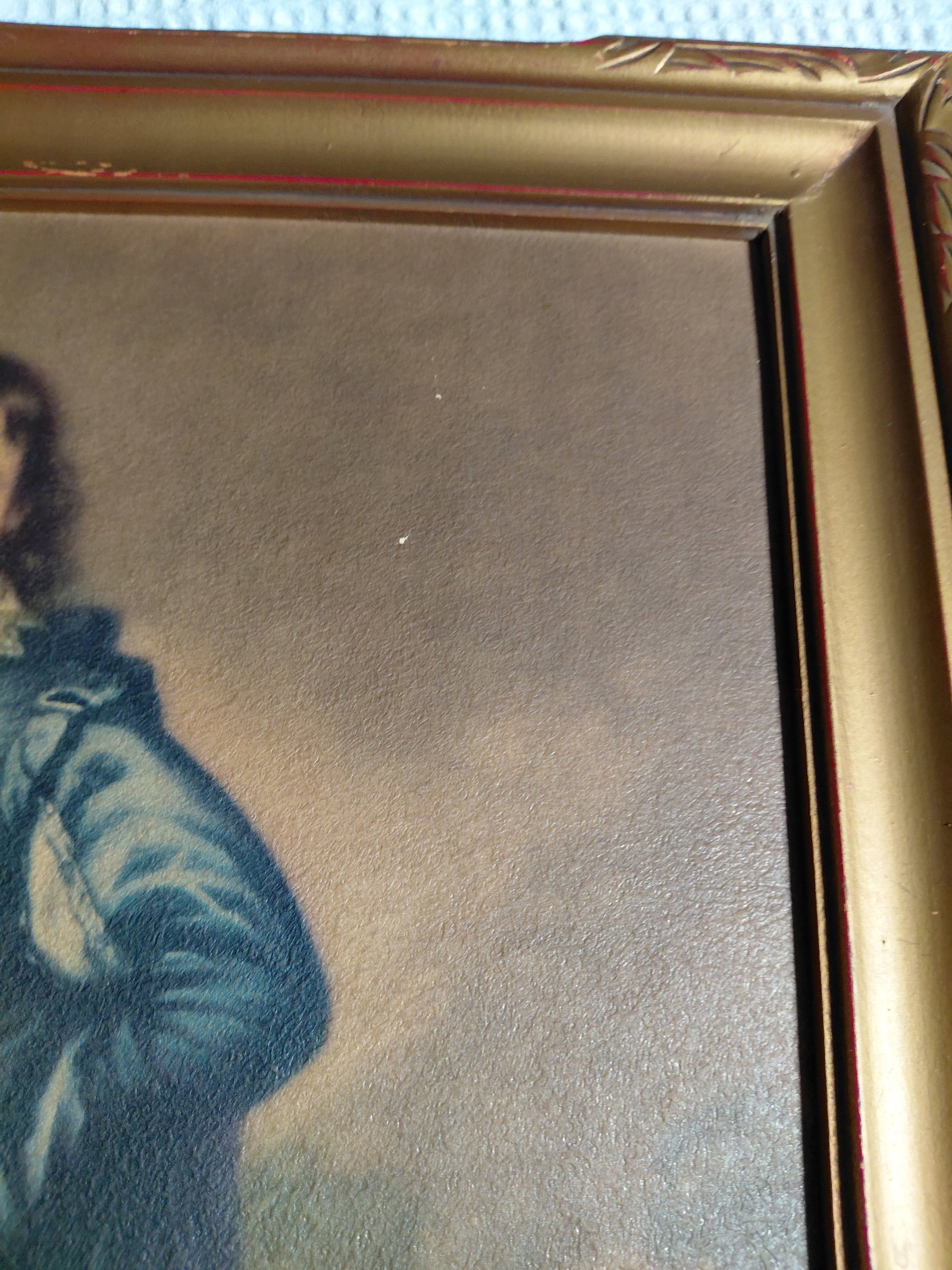 Vintage Pair of Framed Blue Boy & Pinkie Prints - 6