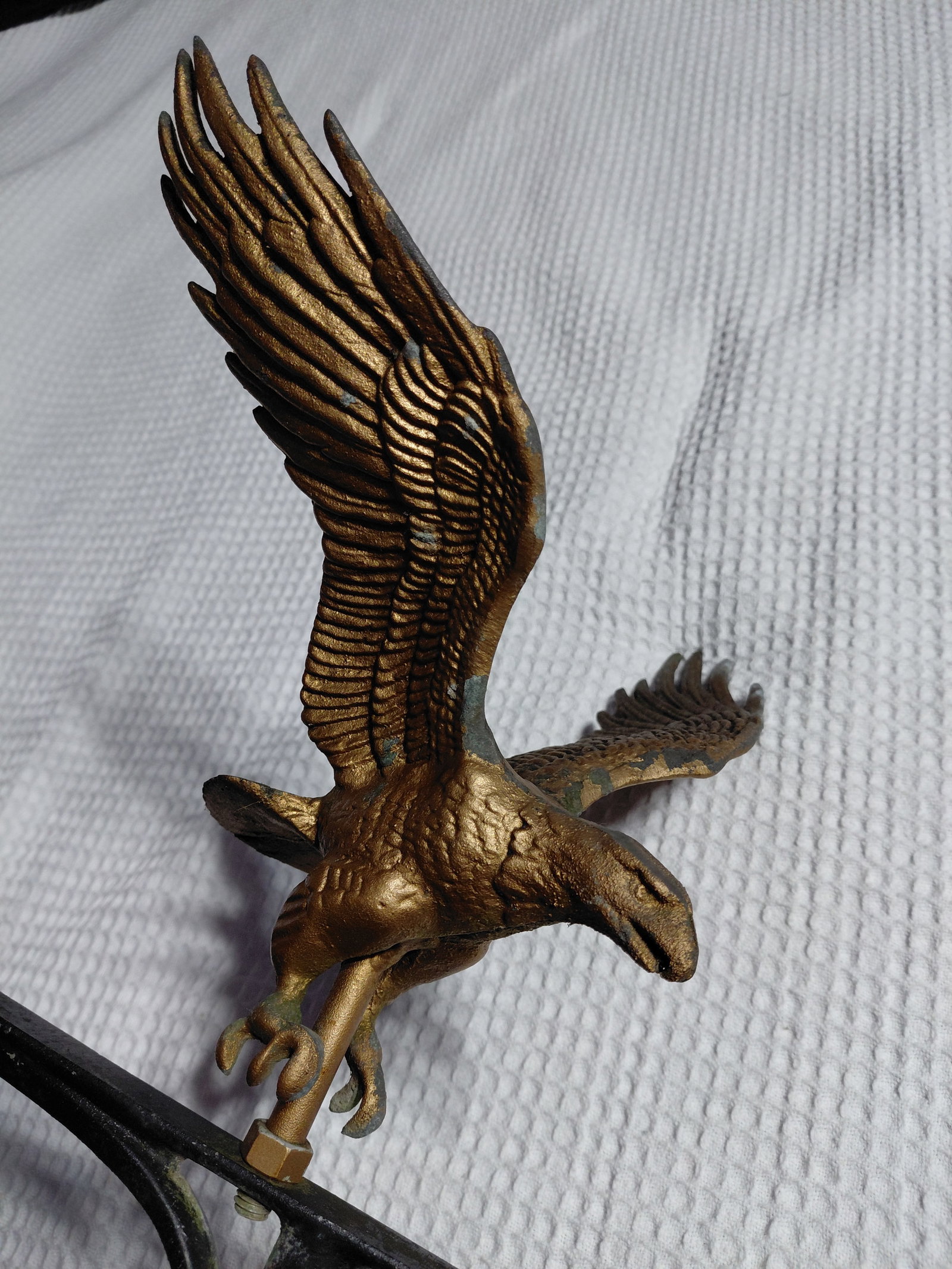 Very Nice Vintage Cast Aluminium Weather Vane / Does not spin is in one position - 3