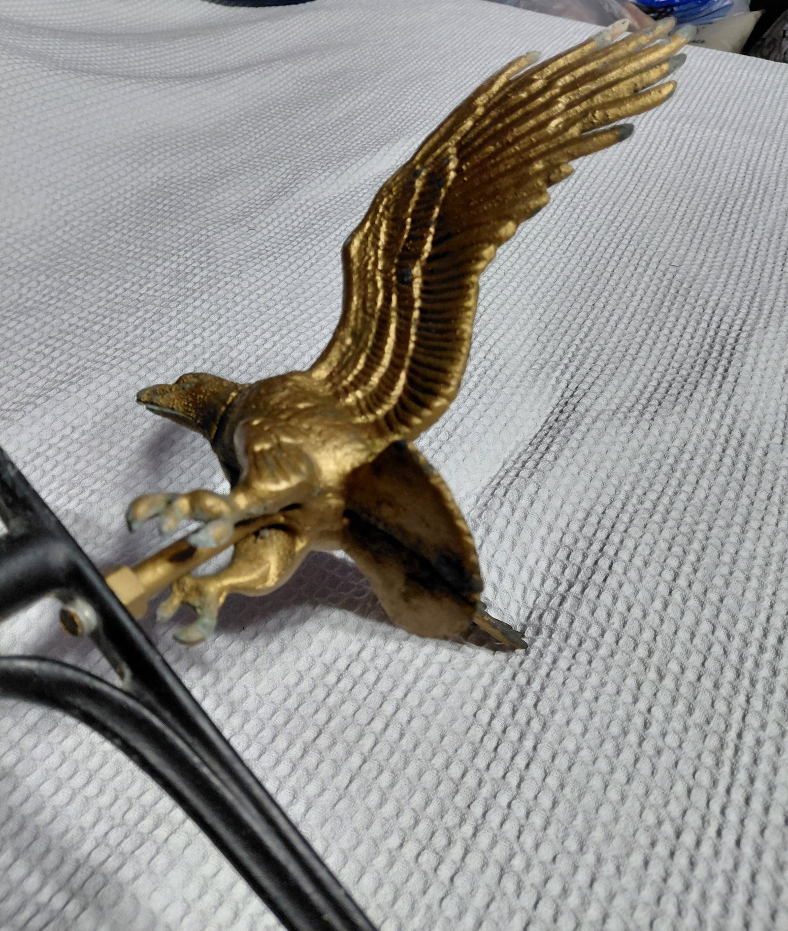 Very Nice Vintage Cast Aluminium Weather Vane / Does not spin is in one position - 7