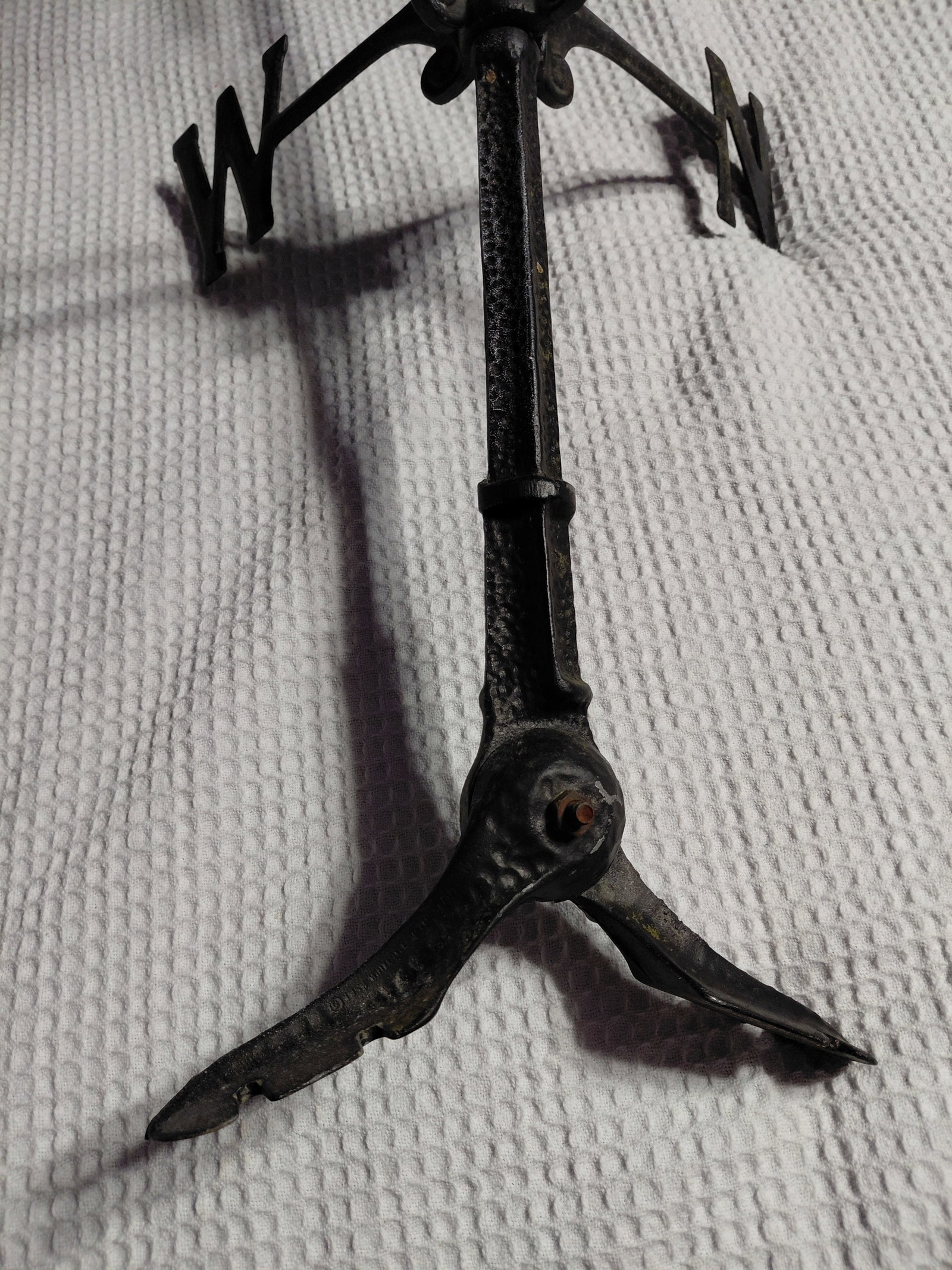 Very Nice Vintage Cast Aluminium Weather Vane / Does not spin is in one position - 9
