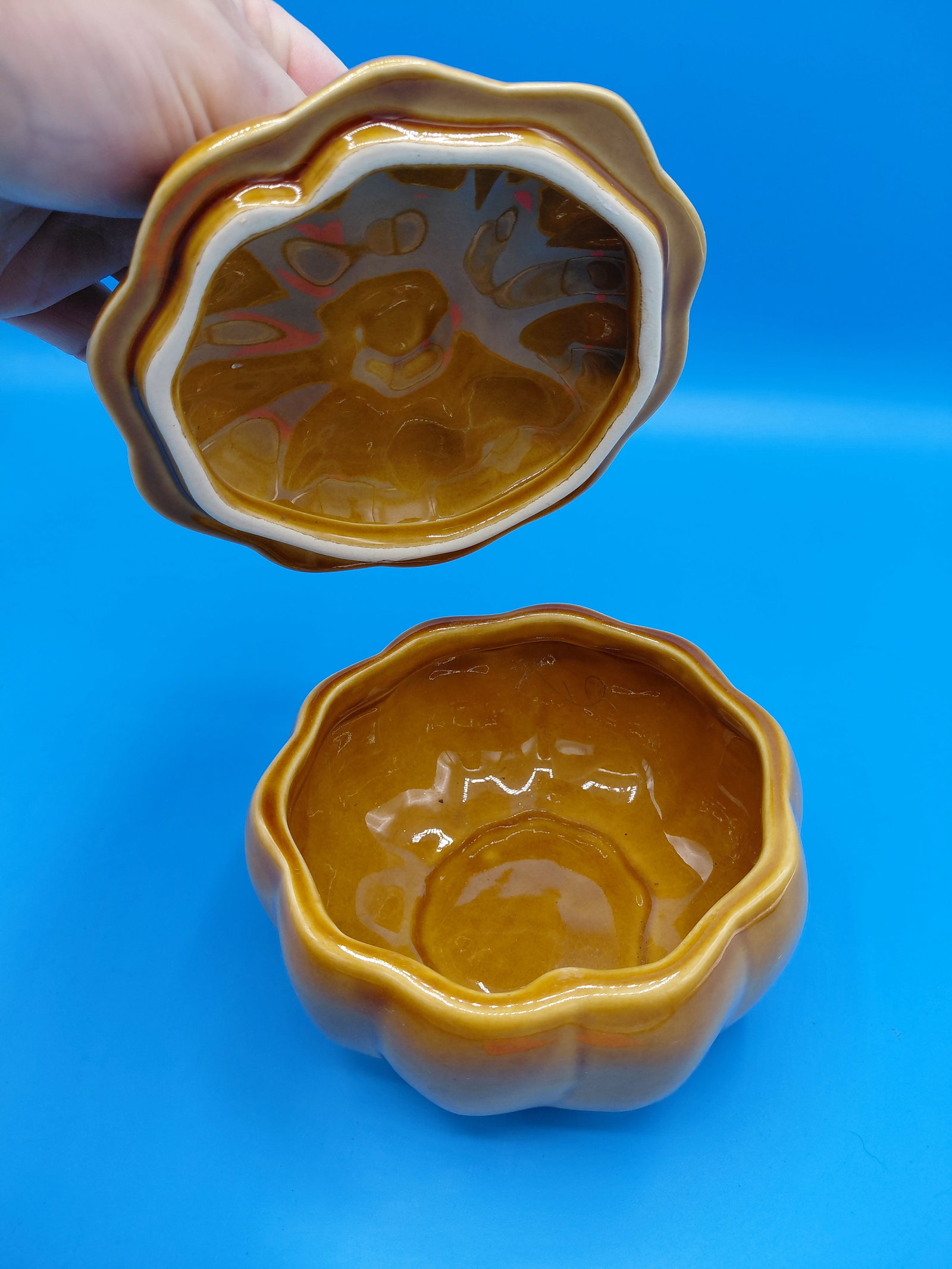 Williams-Sonoma Pumpkin Canister 5 inches - 3