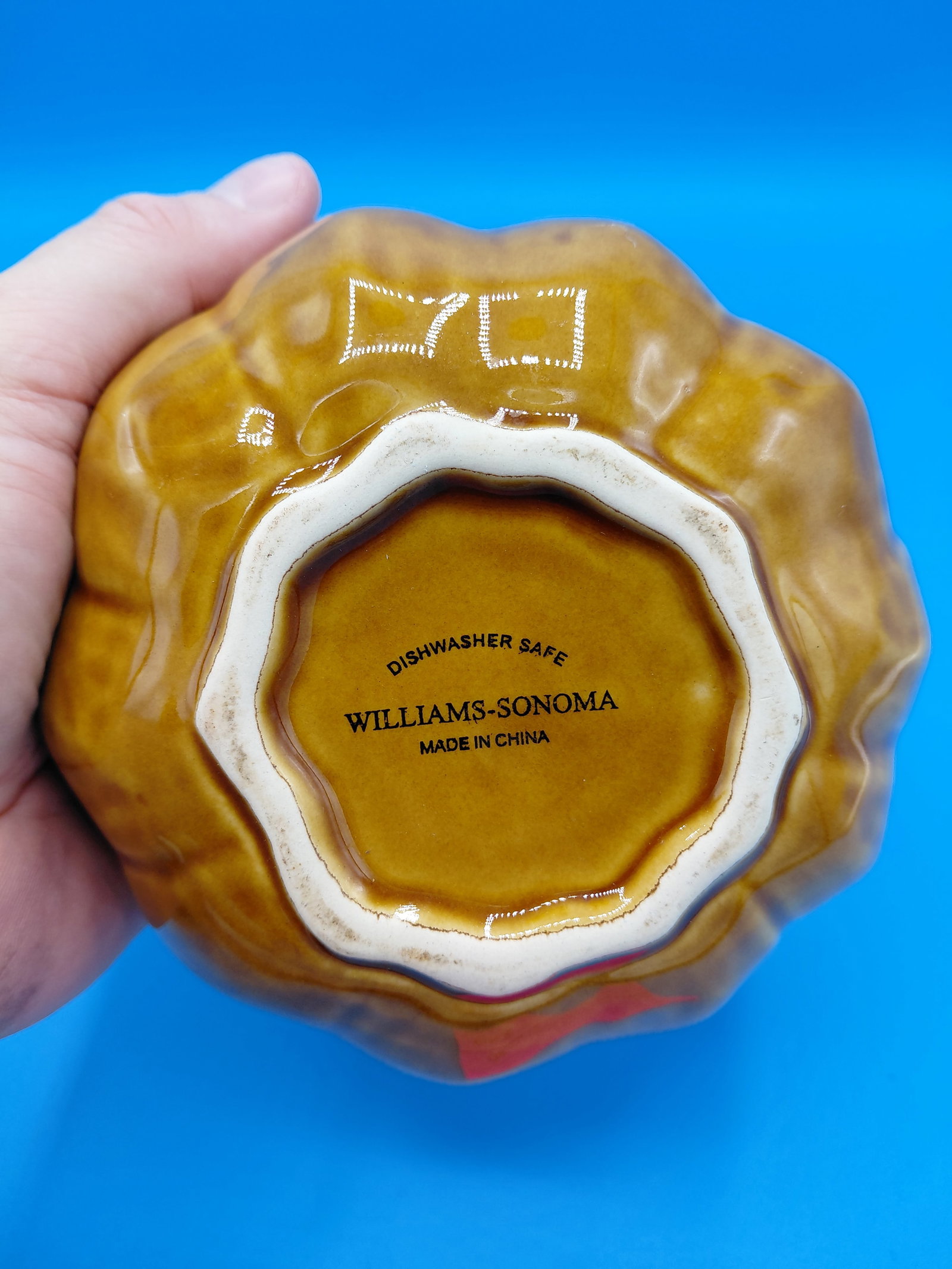 Williams-Sonoma Pumpkin Canister 5 inches - 4