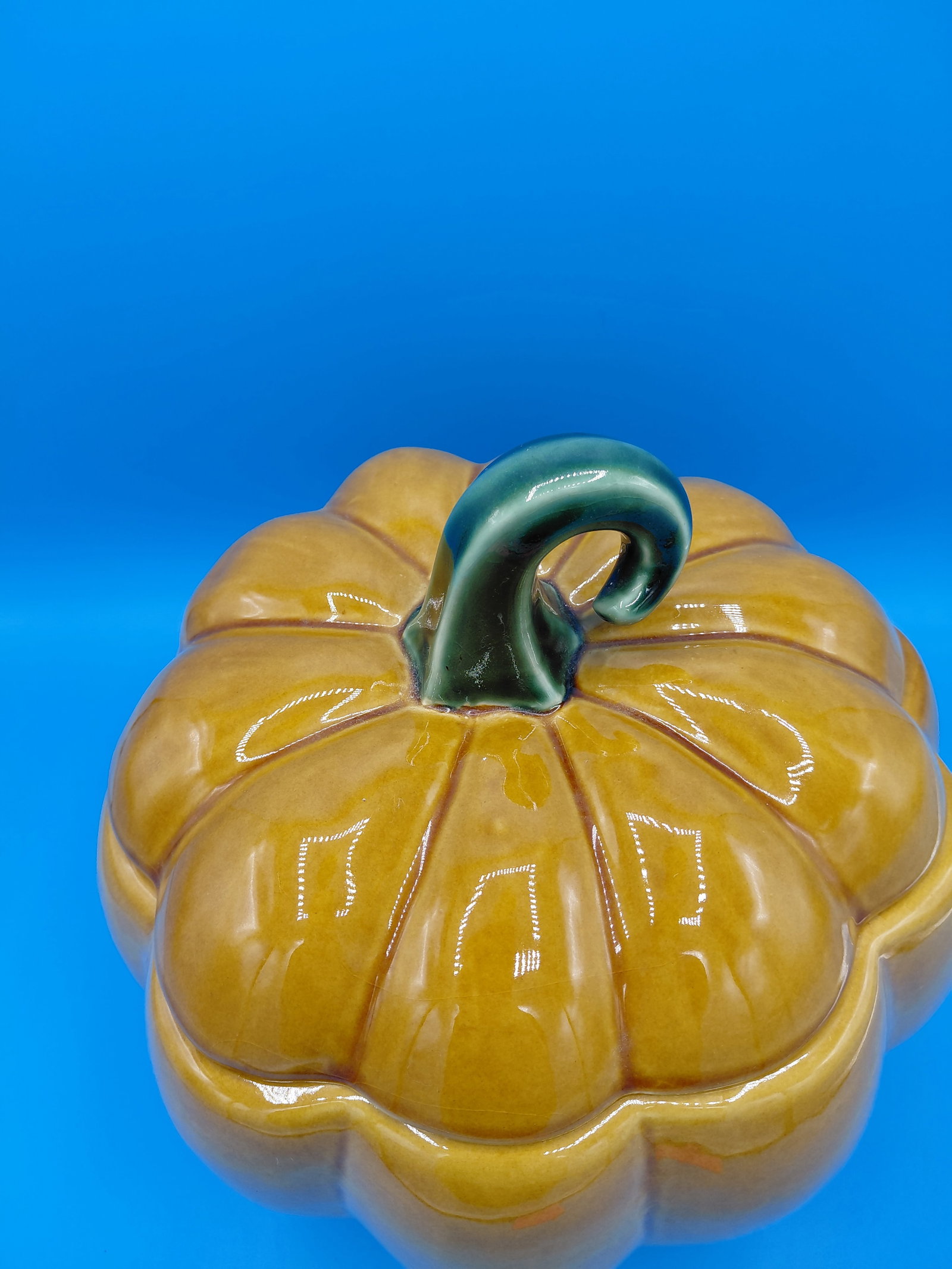 Williams-Sonoma Pumpkin Cookie Jar / Canister 8.5 inches - 4