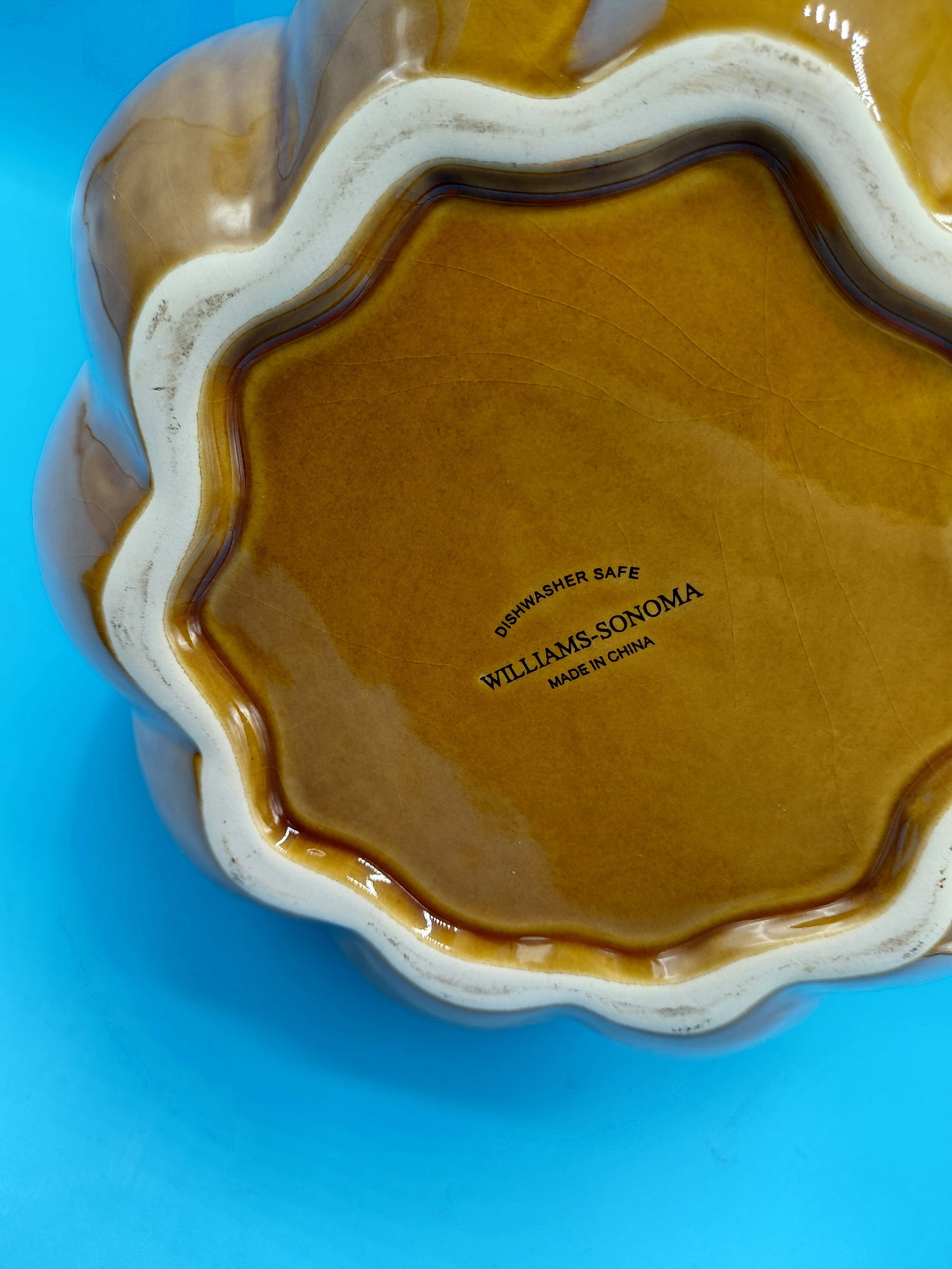 Williams-Sonoma Pumpkin Cookie Jar / Canister 8.5 inches - 6