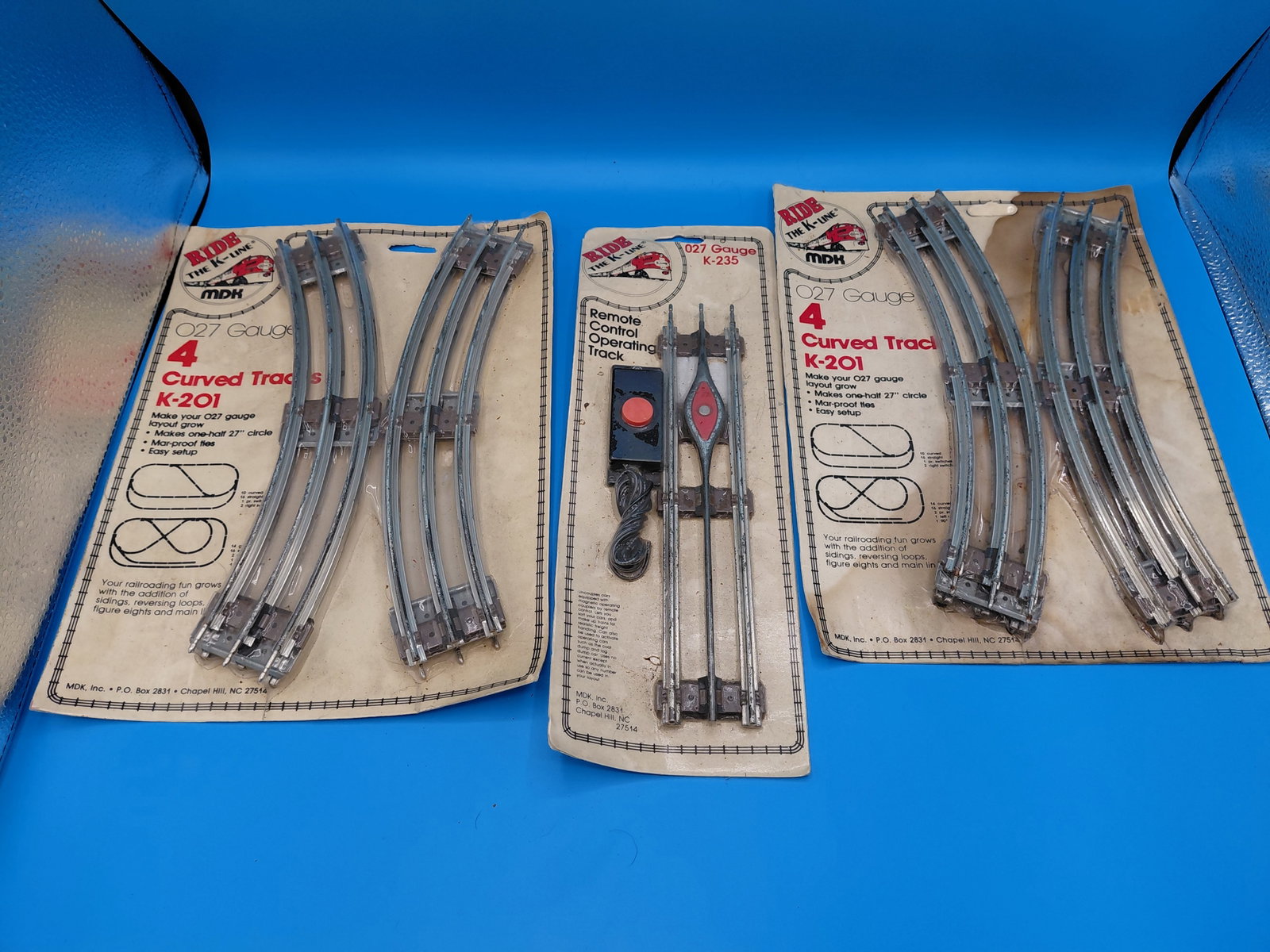 Lot of Unopened MDK Metal Train Tracks and remote/ as seen: Lot of Unopened MDK Metal Train Tracks and remote/ as seen