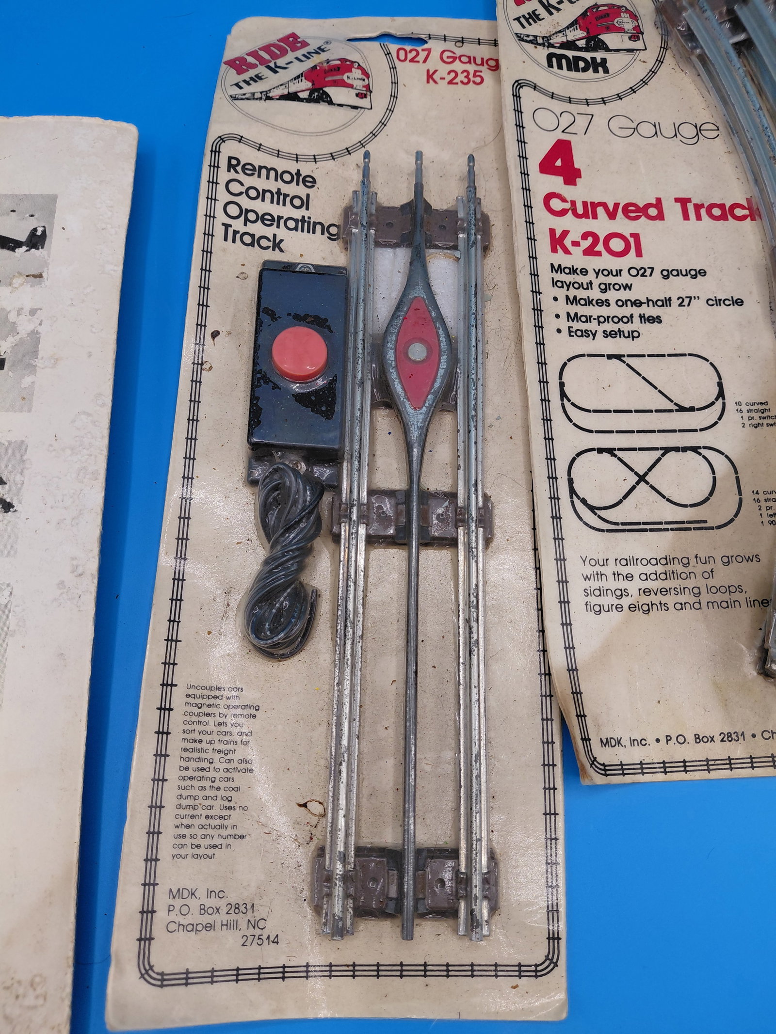 Lot of Unopened MDK Metal Train Tracks and remote/ as seen - 5