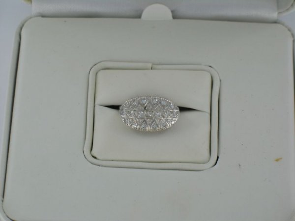 Ladies 14kt White Gold Diamond Ring 0.60cts VS2 G