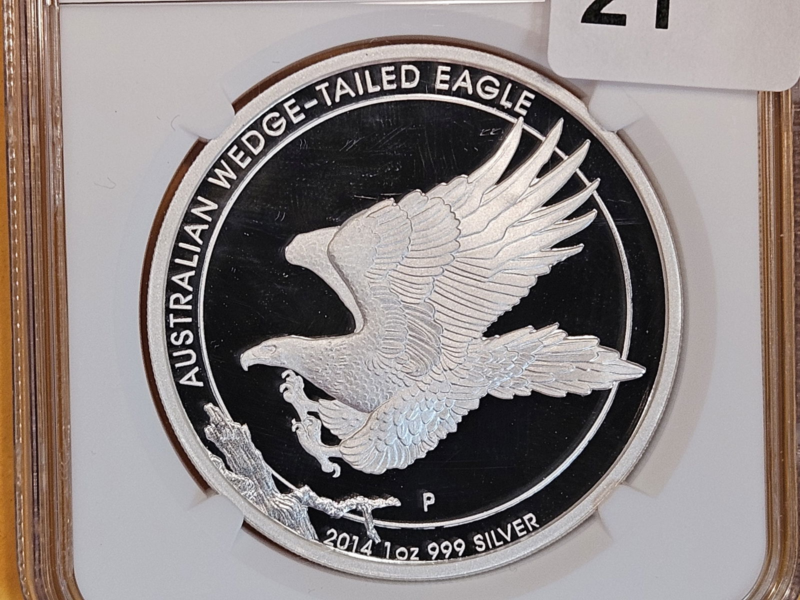 GEM! NGC 2014-P Australia Silver Dollar in Proof 69 Ultra Cameo (1 of 3)