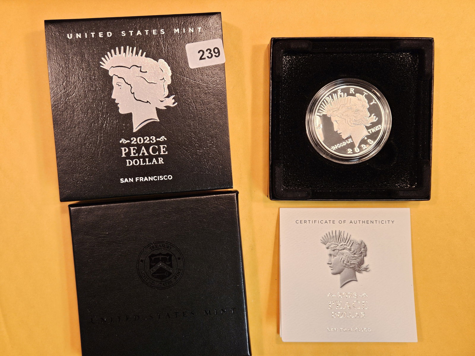 2023-S GEM Proof Deep Cameo Peace Silver Dollar (1 of 2)