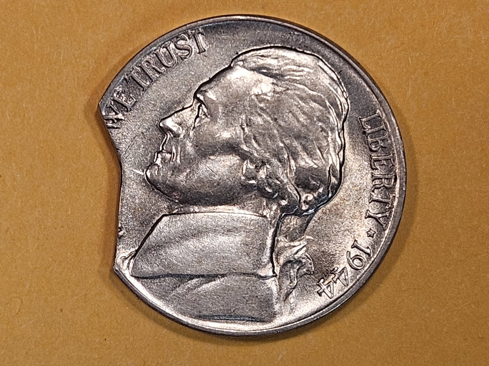 ERROR! Scarce 1944-P Silver Wartime Jefferson Nickel (1 of 4)
