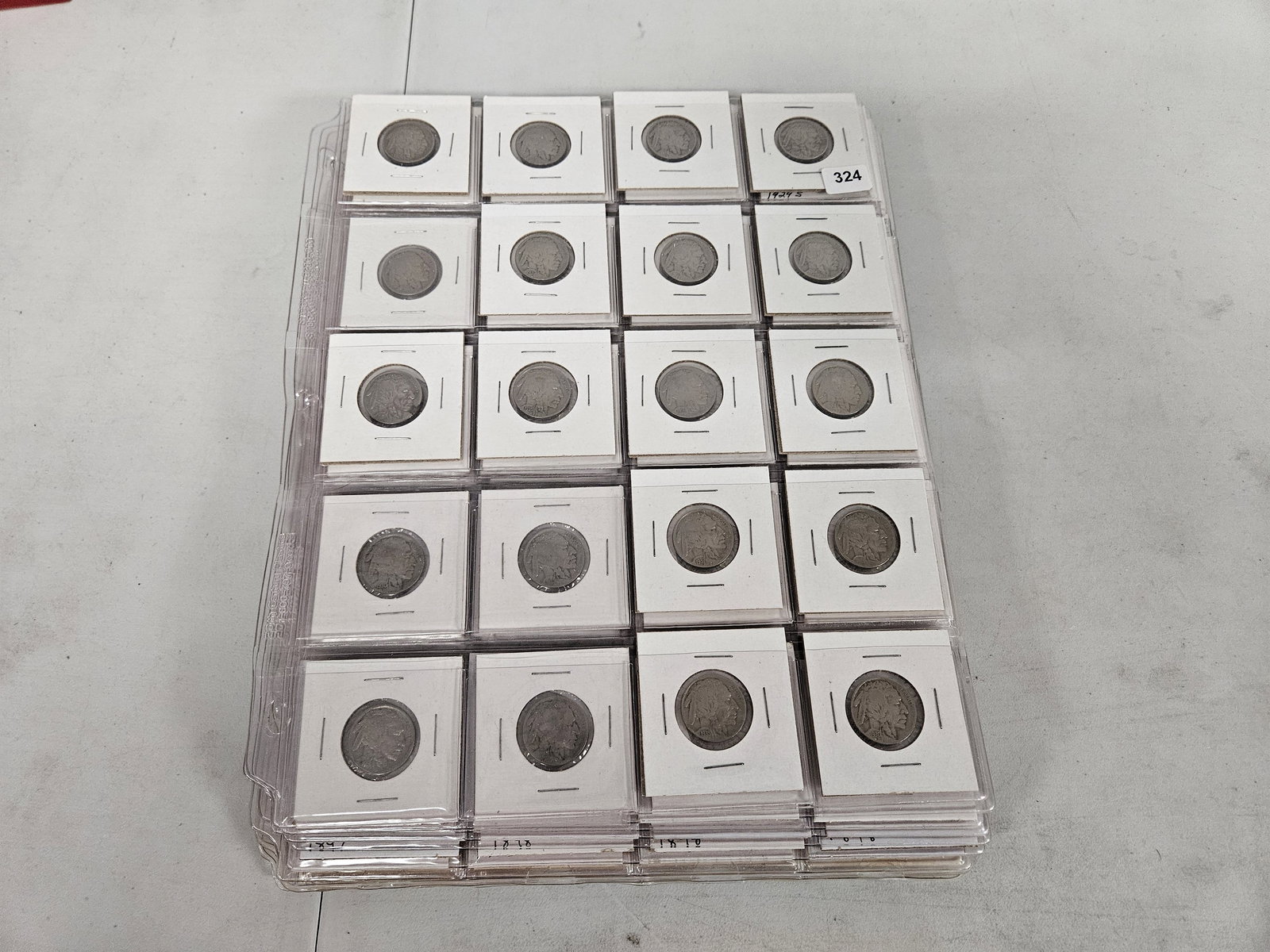 * WOW! ELEVEN Sheets full of coins (1 of 8)