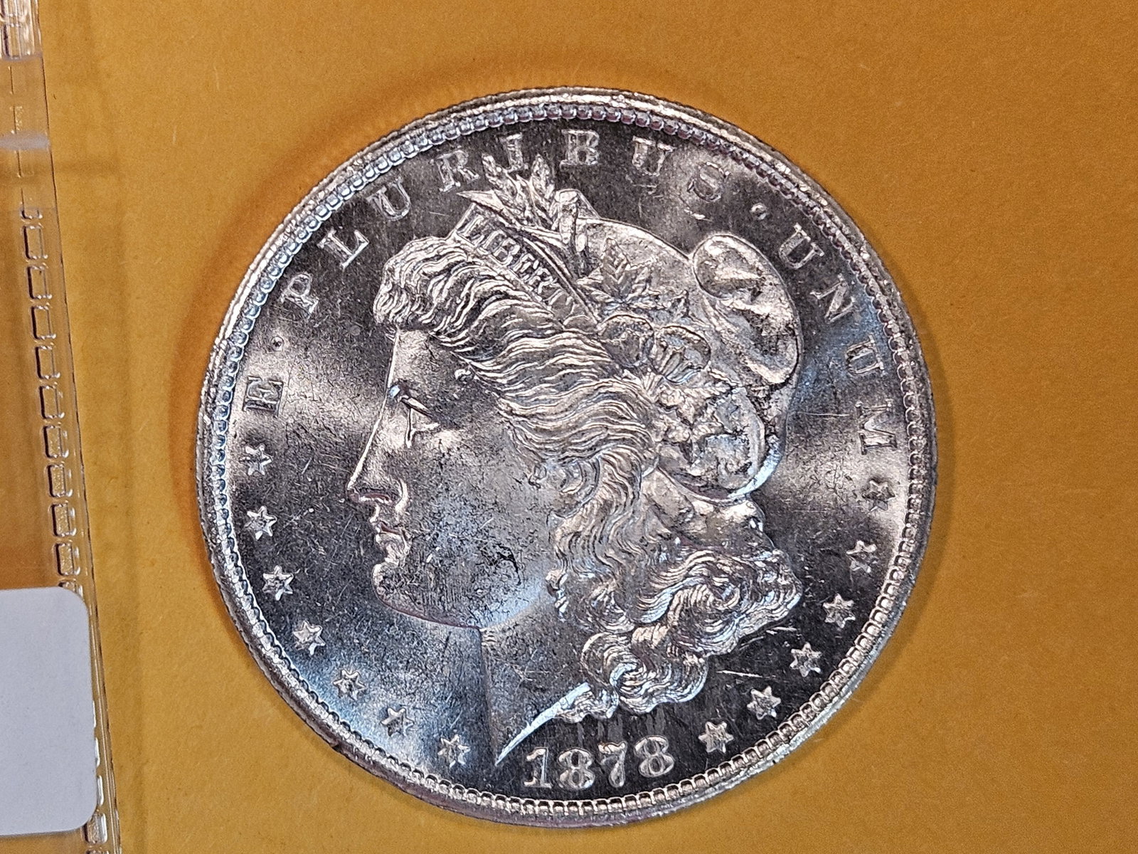 Choice Brilliant Uncirculated plus 1878-S Morgan Dollar (1 of 8)