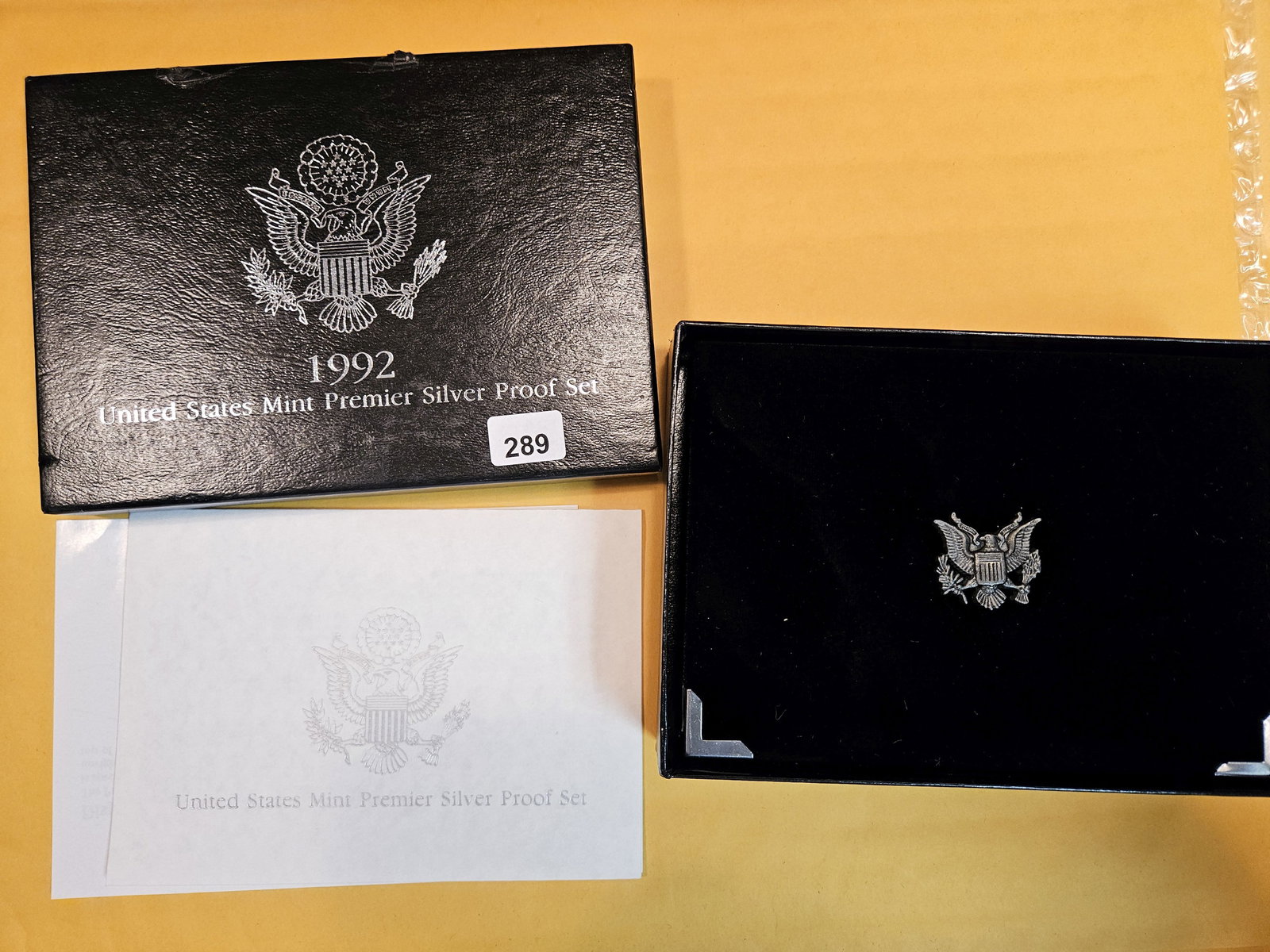 1992 US SILVER Proof PREMIER Set (1 of 2)