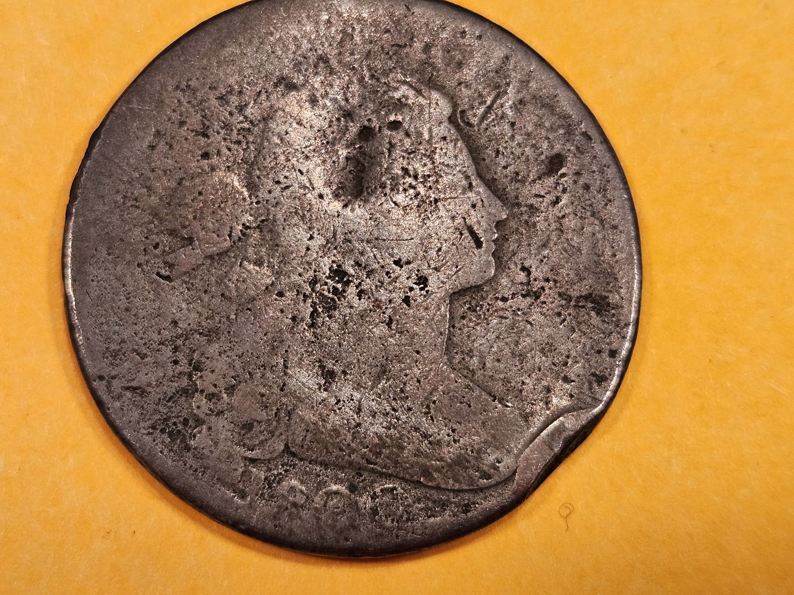 1800 Draped Bust large Cent (1 of 3)