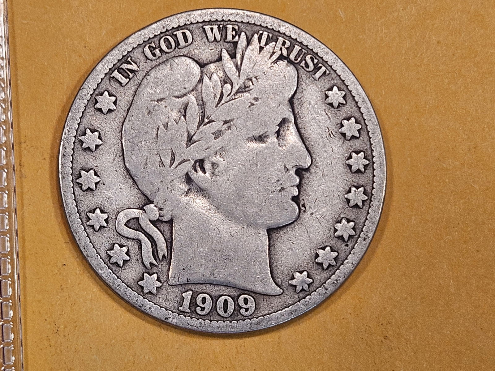 1909-S Barber Half Dollar (1 of 3)