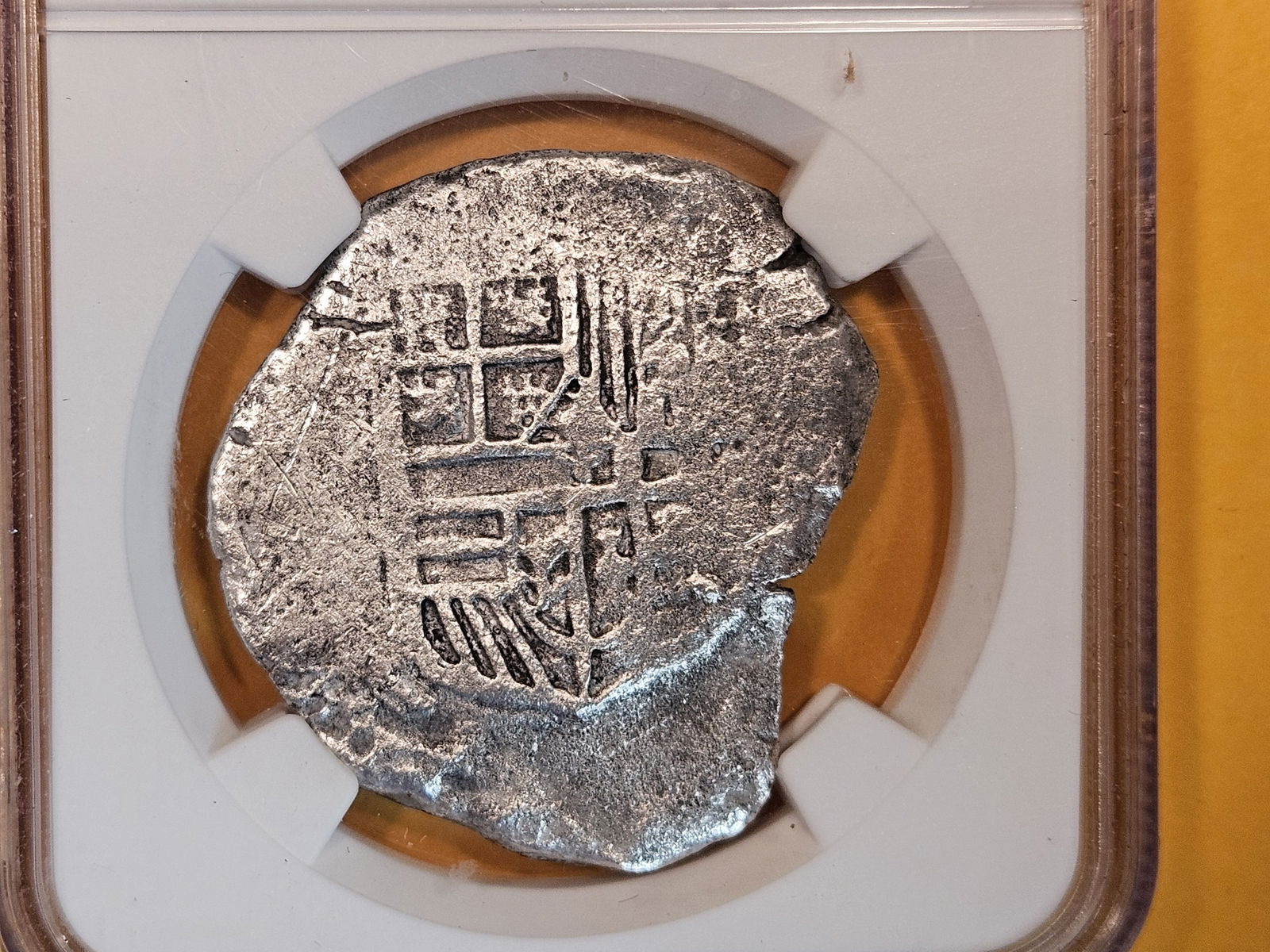 * SHIPWRECK COIN! NGC 1621-30 MO Mexico silver 8 reals (1 of 4)